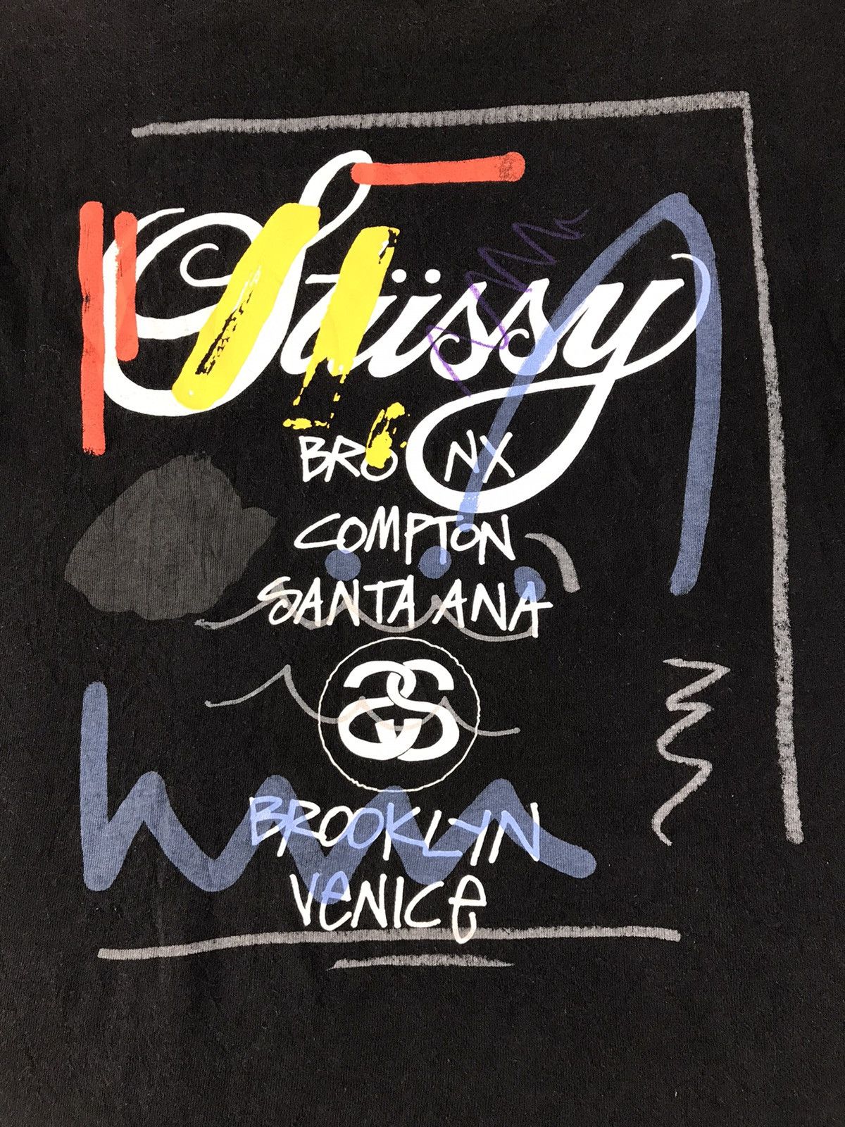 Stussy × Vintage Stussy World Tour City Tee T-shirt Big Printed Size US L / EU 52-54 / 3 - 4 Thumbnail