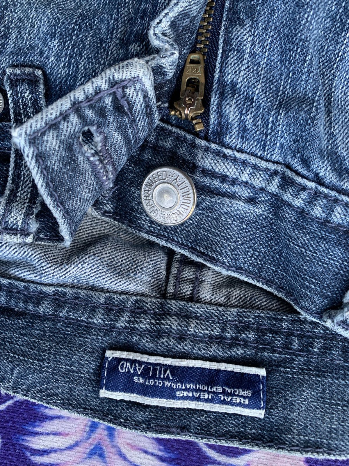 If Six Was Nine Villand Faded Wash Denim Size US 32 / EU 48 - 8 Thumbnail