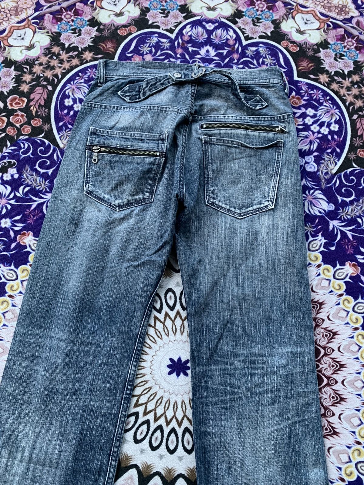 If Six Was Nine Villand Faded Wash Denim Size US 32 / EU 48 - 14 Thumbnail
