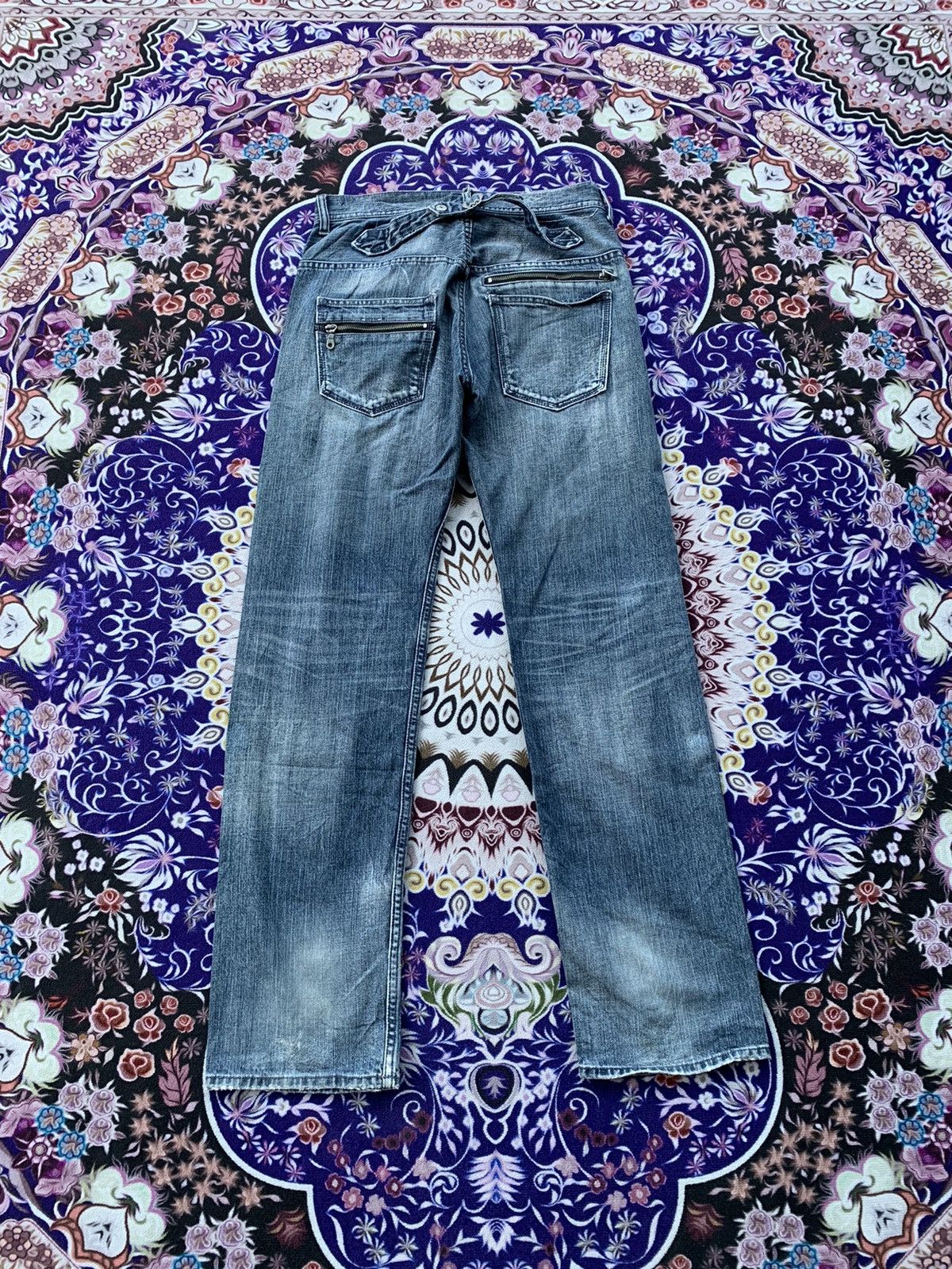 If Six Was Nine Villand Faded Wash Denim Size US 32 / EU 48 - 11 Thumbnail