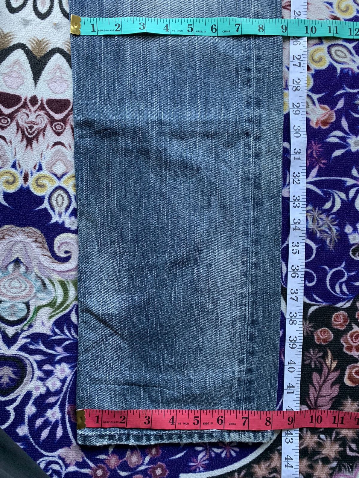 If Six Was Nine Villand Faded Wash Denim Size US 32 / EU 48 - 18 Thumbnail