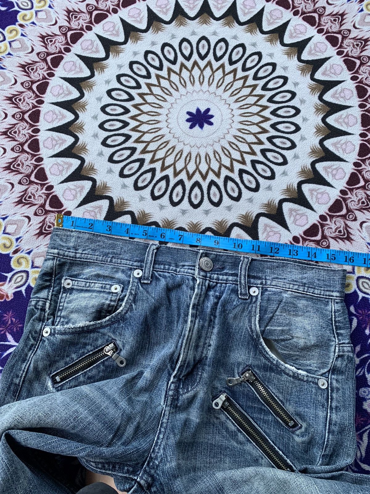 If Six Was Nine Villand Faded Wash Denim Size US 32 / EU 48 - 16 Thumbnail
