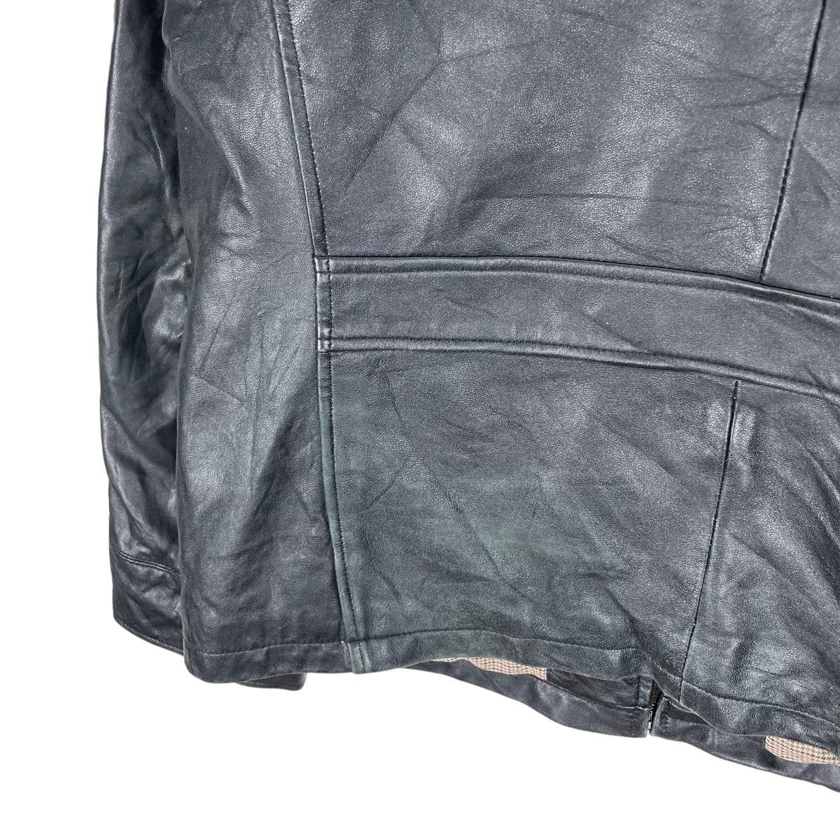 Chaps Ralph Lauren ⚡️CHAPS BLACK LEATHER ZIPPER JACKET Size US XL / EU 56 / 4 - 5 Thumbnail