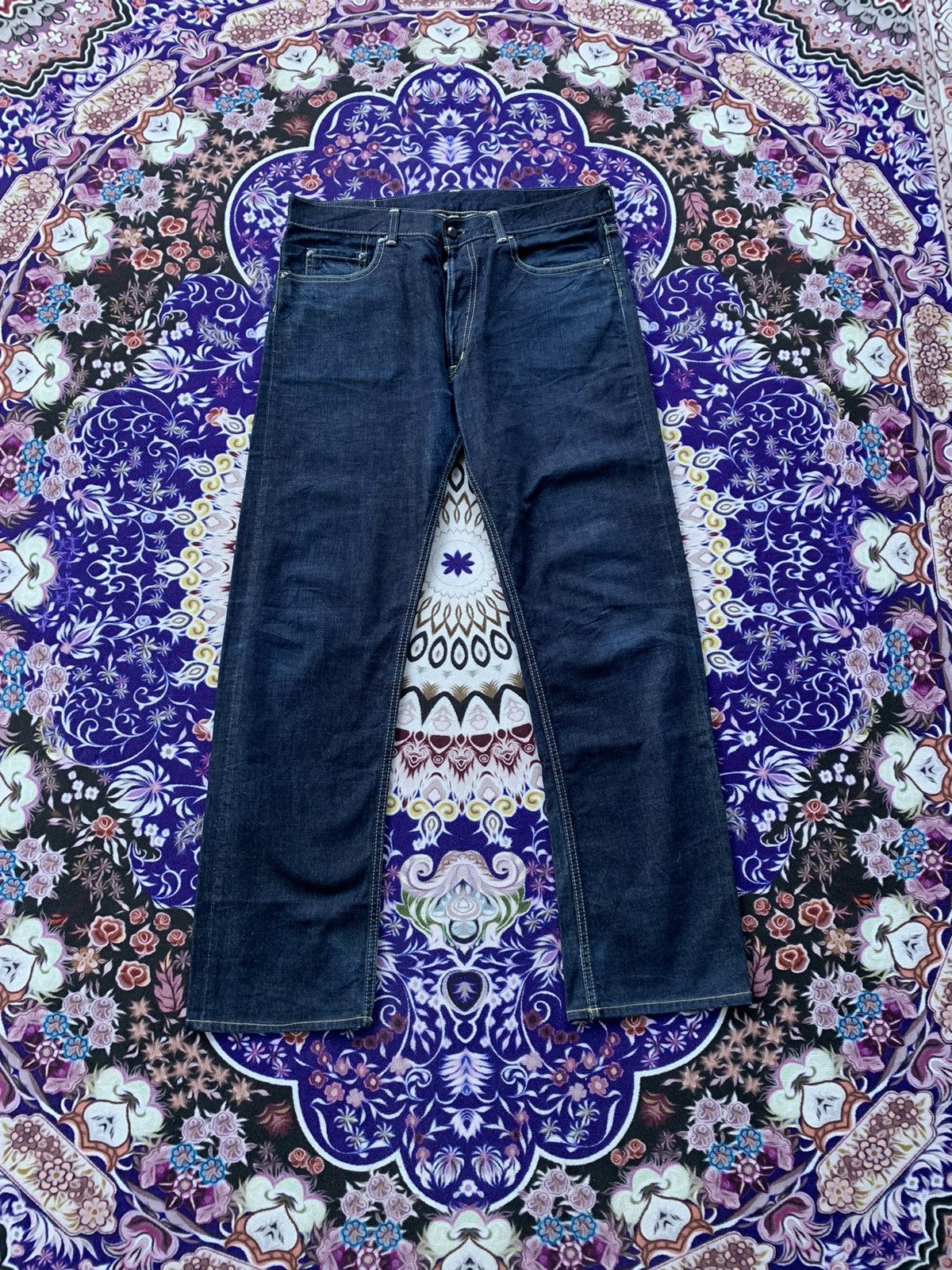 If Six Was Nine Urban Research Indigo Denim Size US 35 - 1 Thumbnail