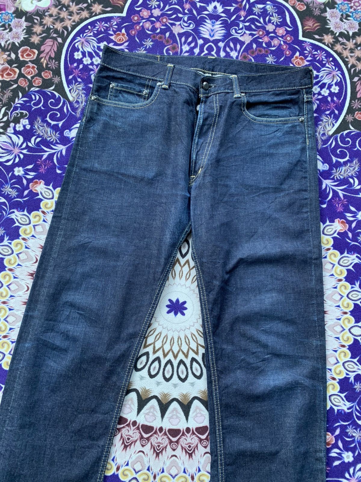 If Six Was Nine Urban Research Indigo Denim Size US 35 - 2 Thumbnail