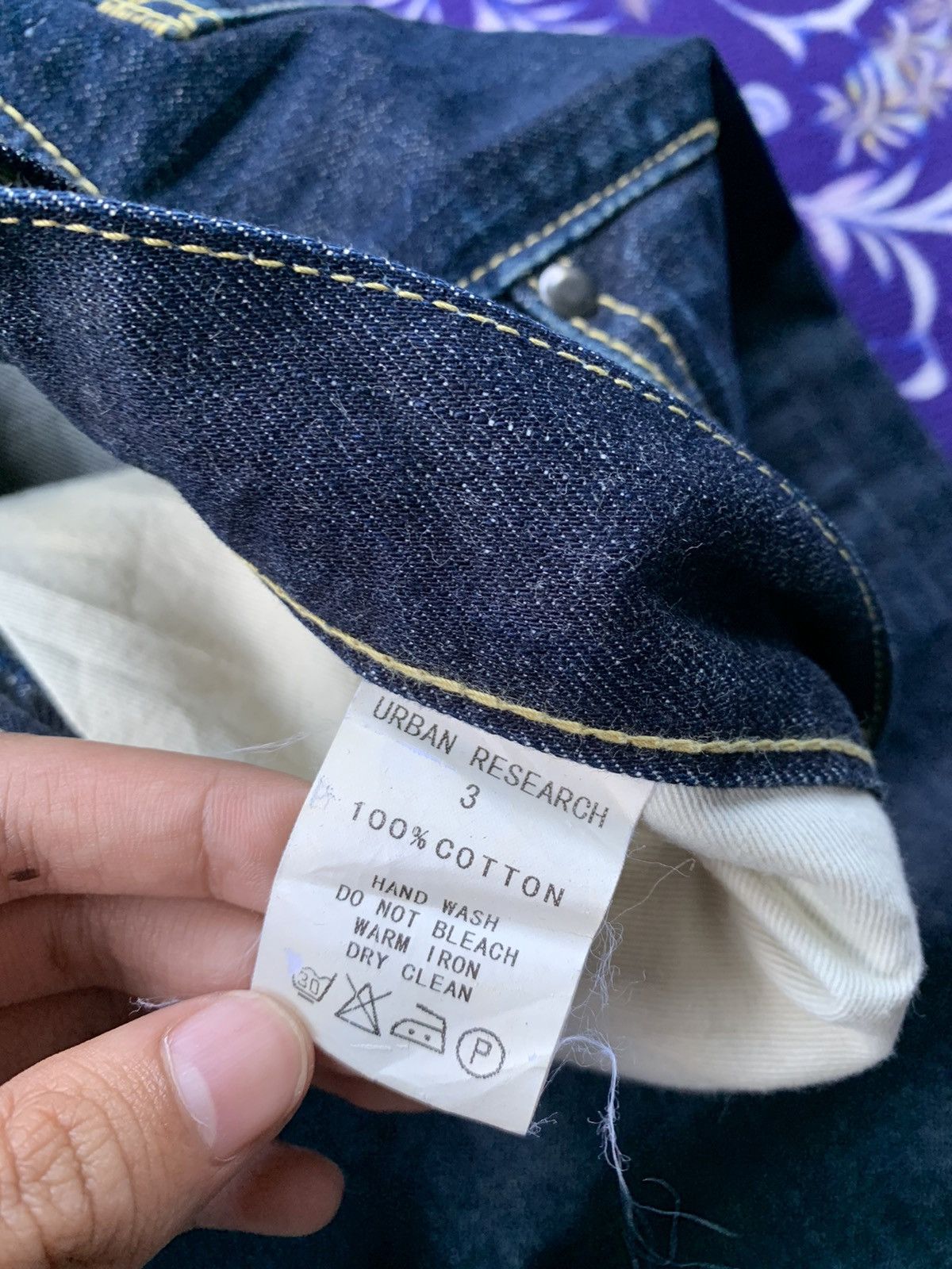 If Six Was Nine Urban Research Indigo Denim Size US 35 - 4 Thumbnail