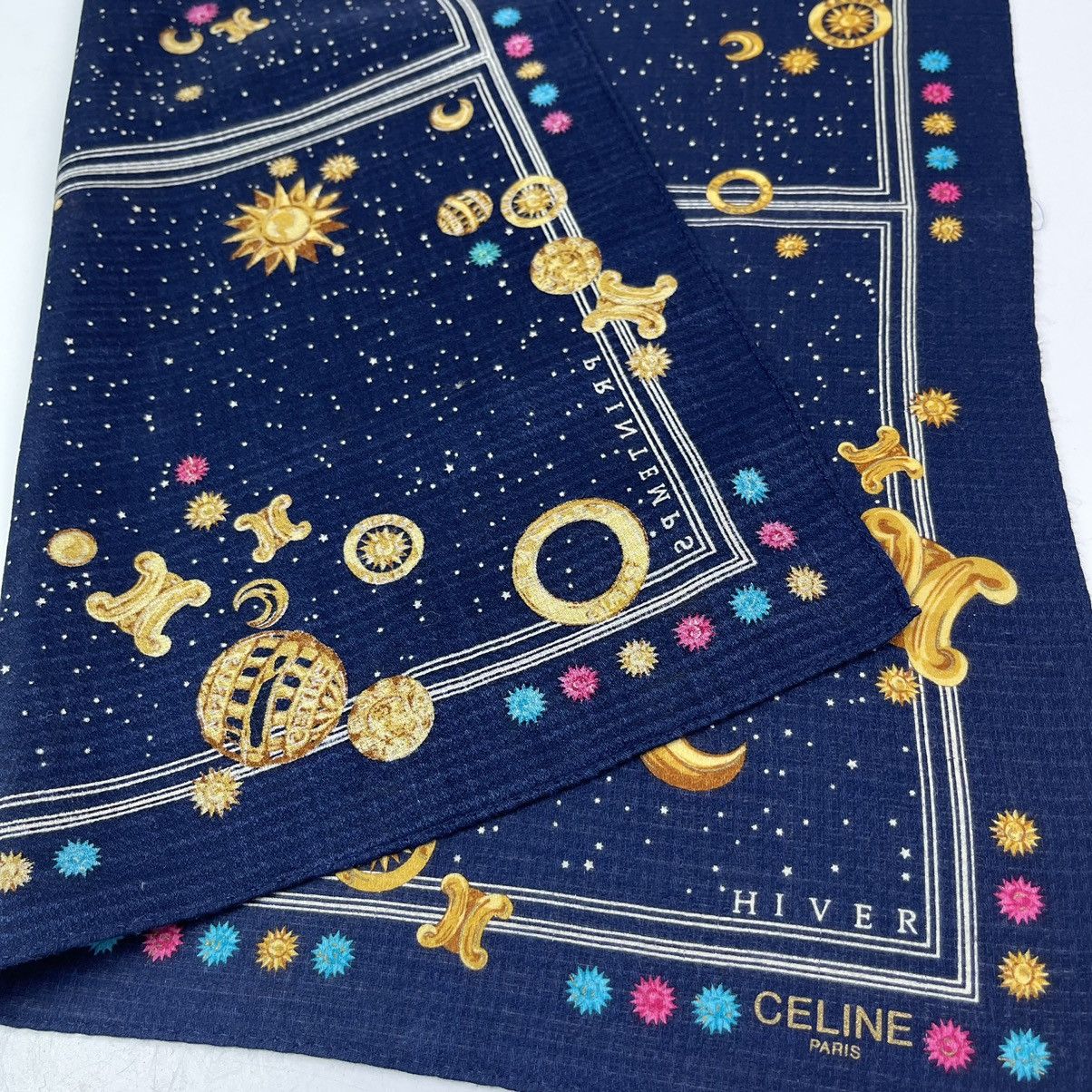 Celine CELINE BANDANA HANDKERCHIEF NECKERCHIEF TURBAN HEADBAND Size ONE SIZE - 9 Thumbnail