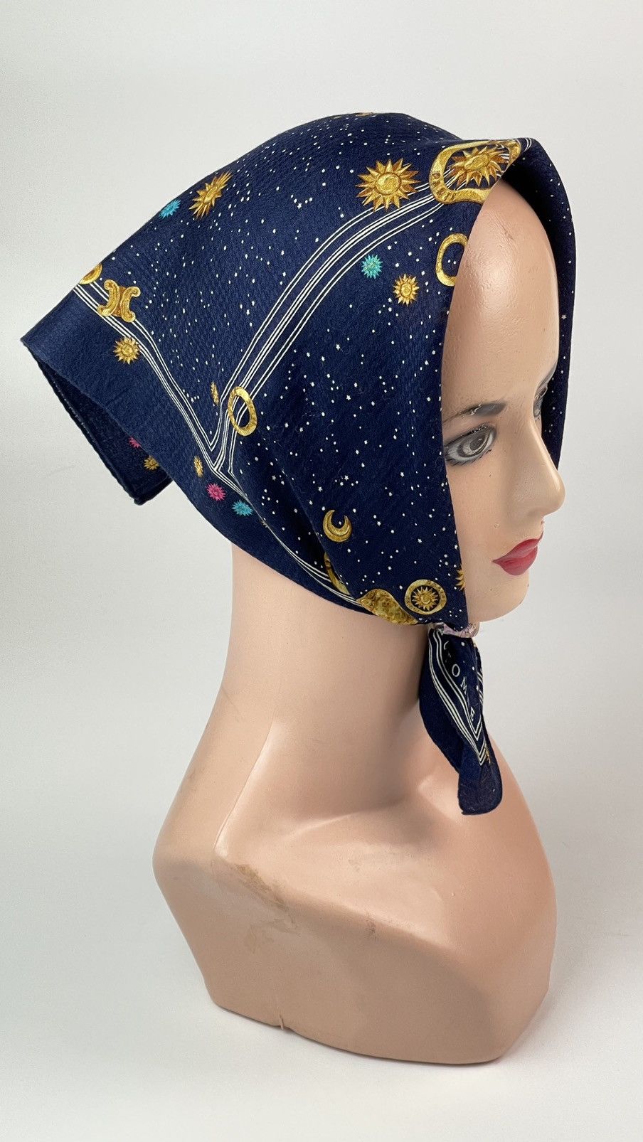 Celine CELINE BANDANA HANDKERCHIEF NECKERCHIEF TURBAN HEADBAND Size ONE SIZE - 1 Thumbnail