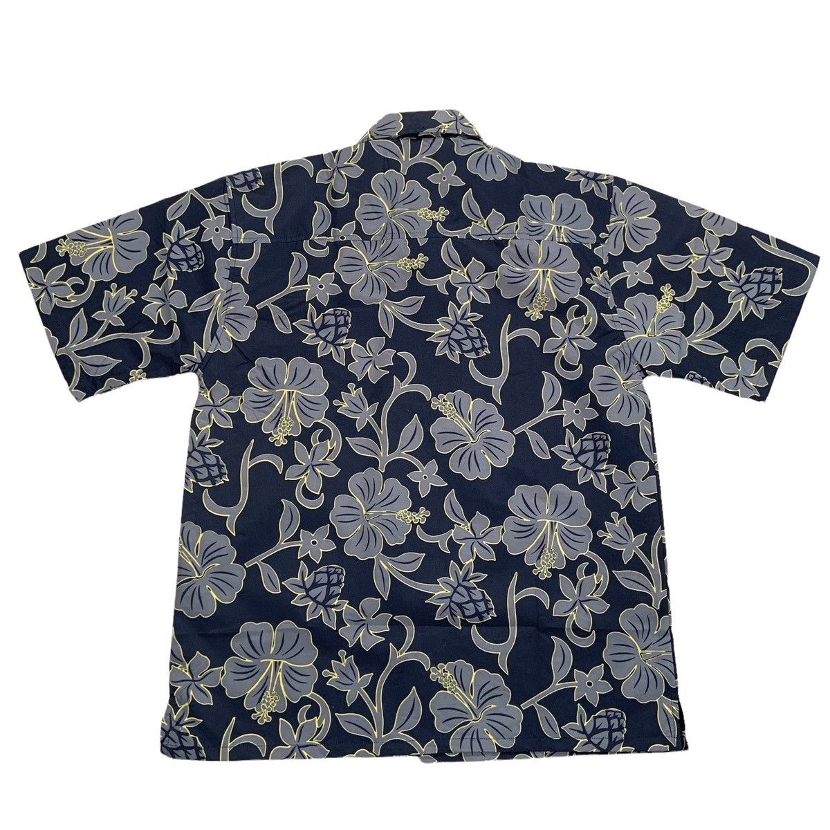 Vintage Vintage Zero Effect Blue Gray Yellow Floral Button Up Shirt Size US M / EU 48-50 / 2 - 2 Thumbnail