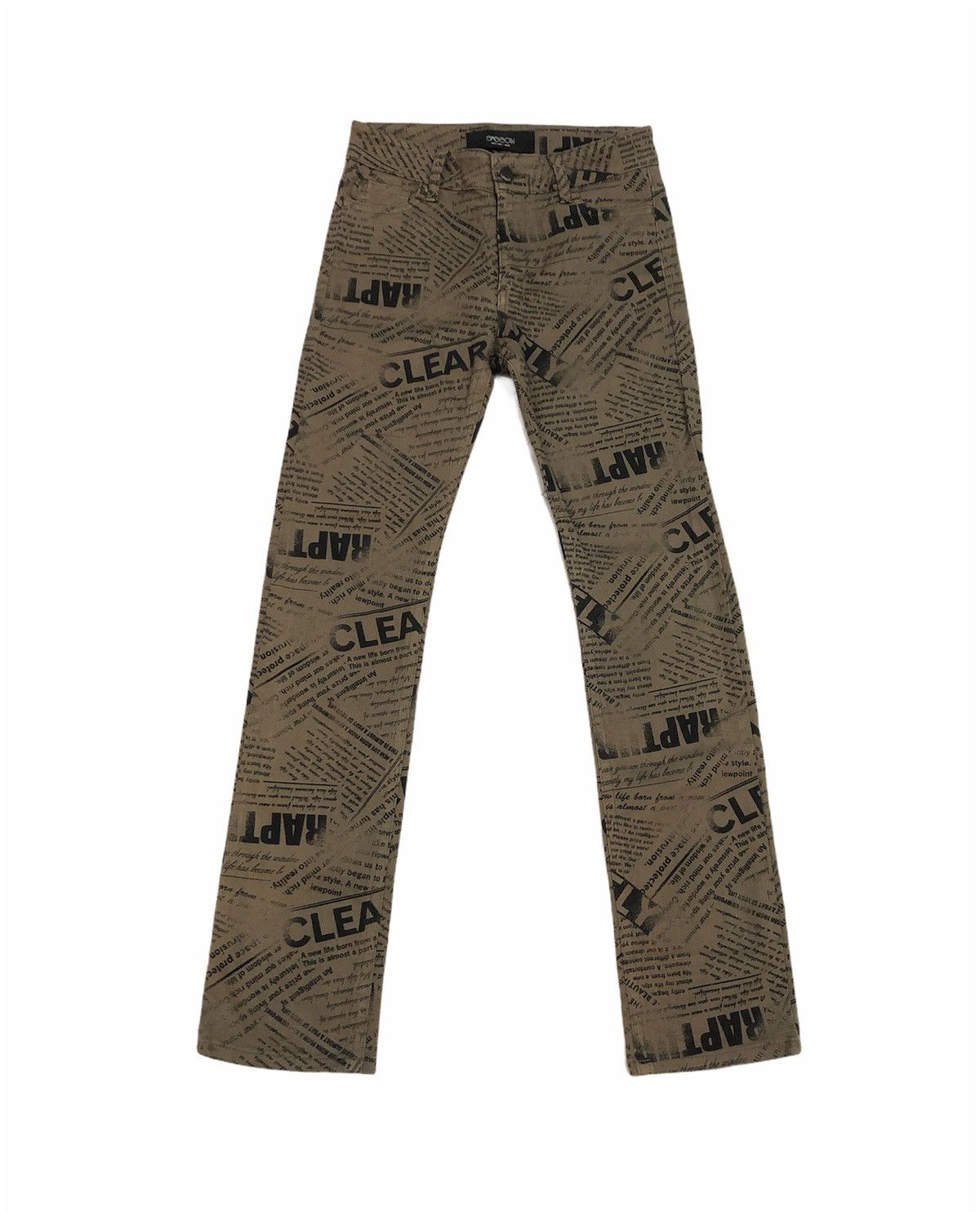Japanese Brand Sasson New York Paris Full Print Pants Size US 28 / EU 44 - 1 Thumbnail