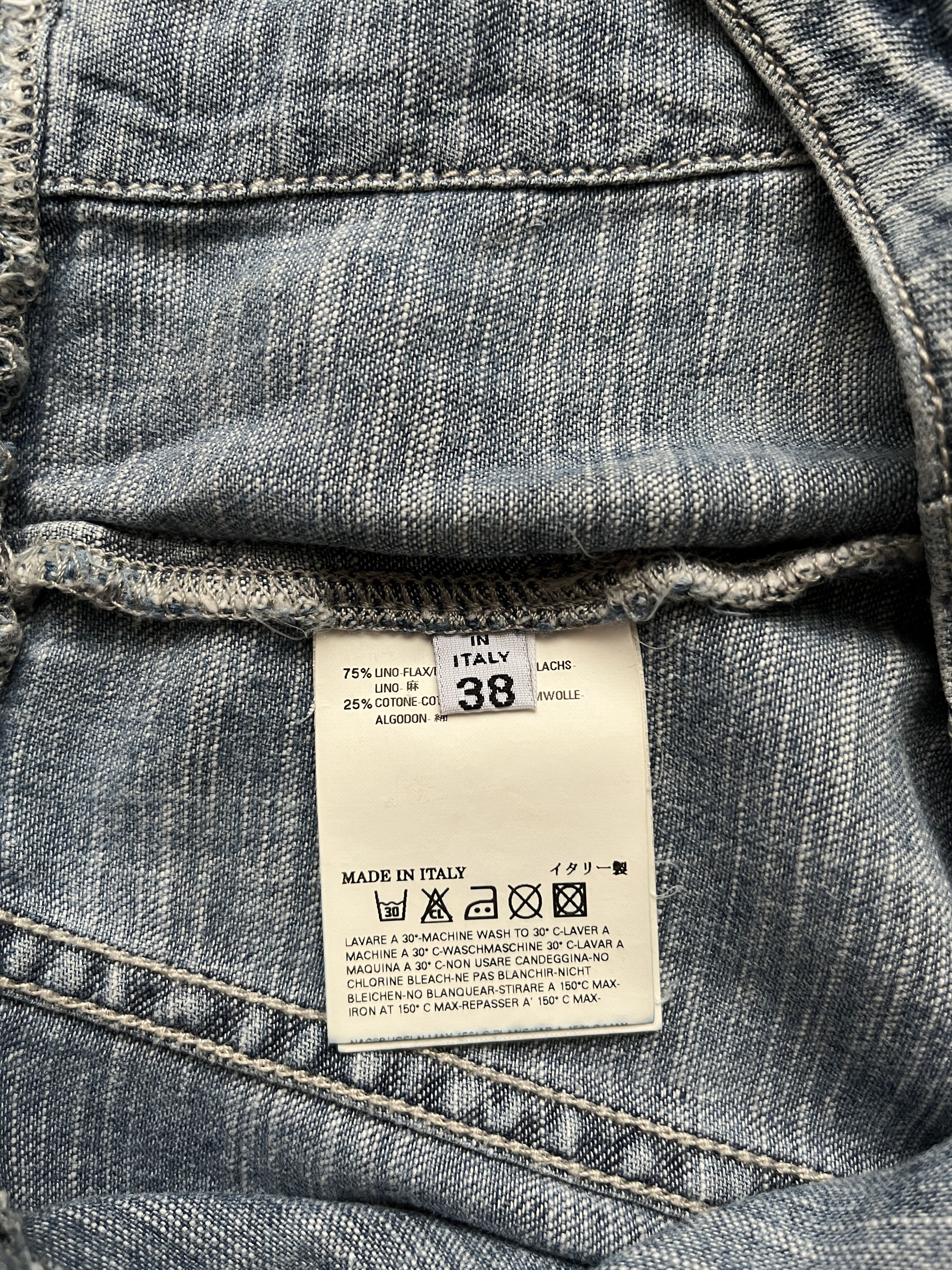 Maison Margiela ⚡️QUICK SALE⚡️2006 Maison Margiela MM6 Linen/Cotton Skirt Size 28" / US 6 / IT 42 - 6 Thumbnail