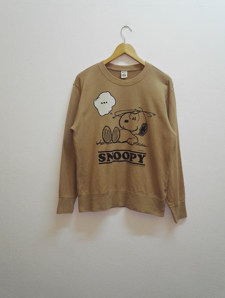 Peanuts × Uniqlo Uniqlo Peanuts Snoopy sweatshrit (c21) Size US M / EU 48-50 / 2 - 1 Thumbnail