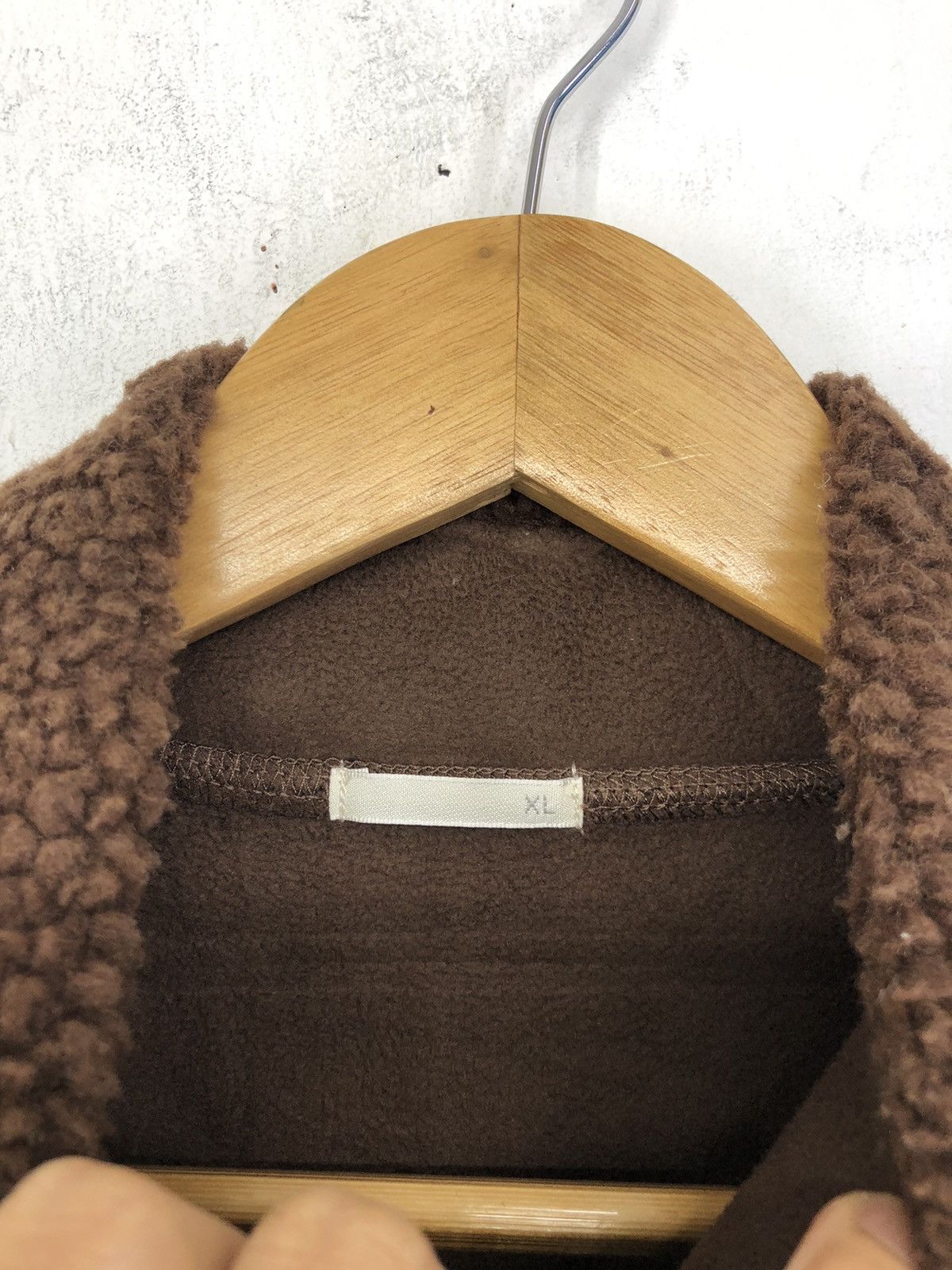 GU Japanese Gu Deep Pile Fleece Brown Jacket Size US XL / EU 56 / 4 - 9 Thumbnail