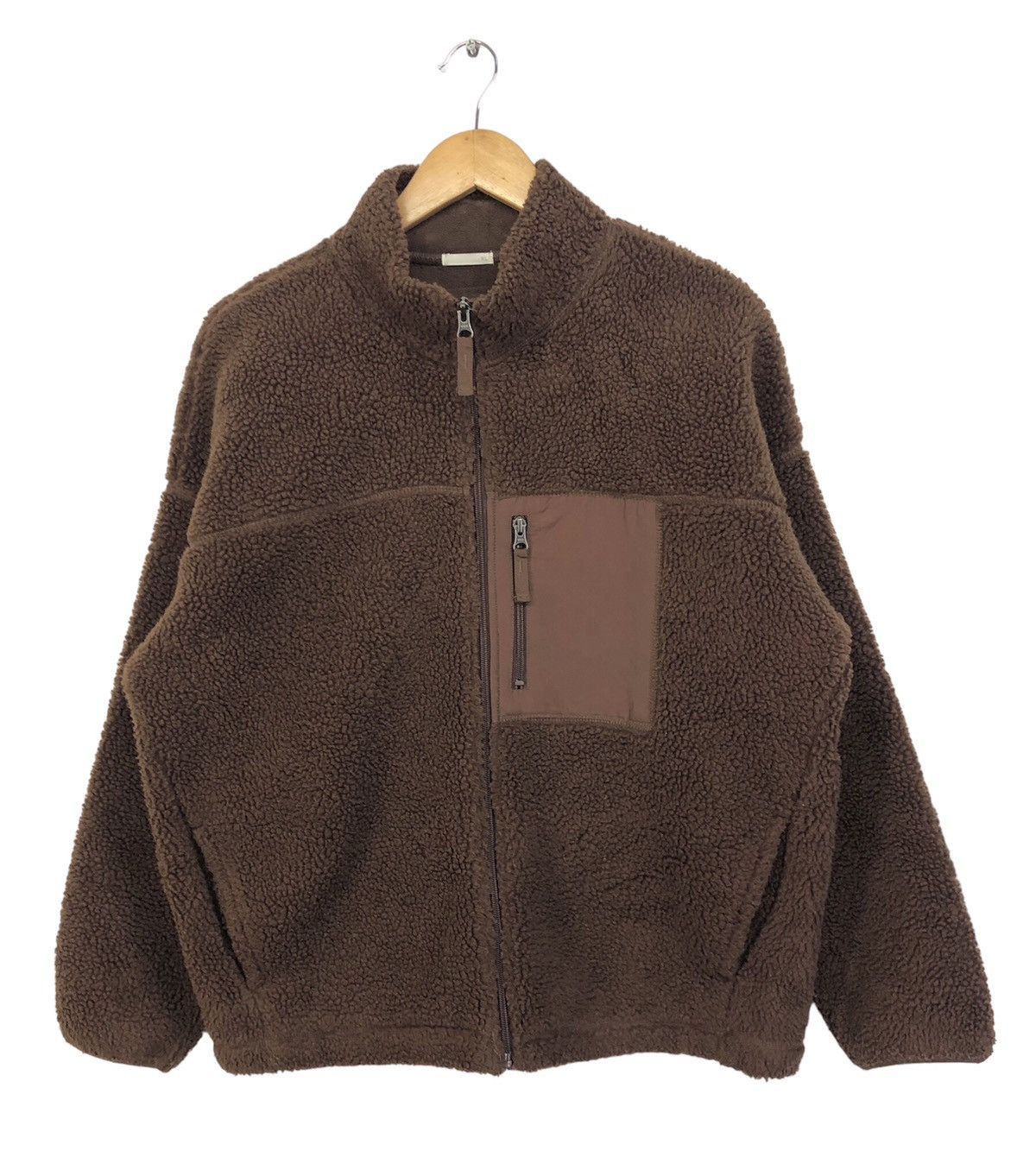 GU Japanese Gu Deep Pile Fleece Brown Jacket Size US XL / EU 56 / 4 - 1 Thumbnail