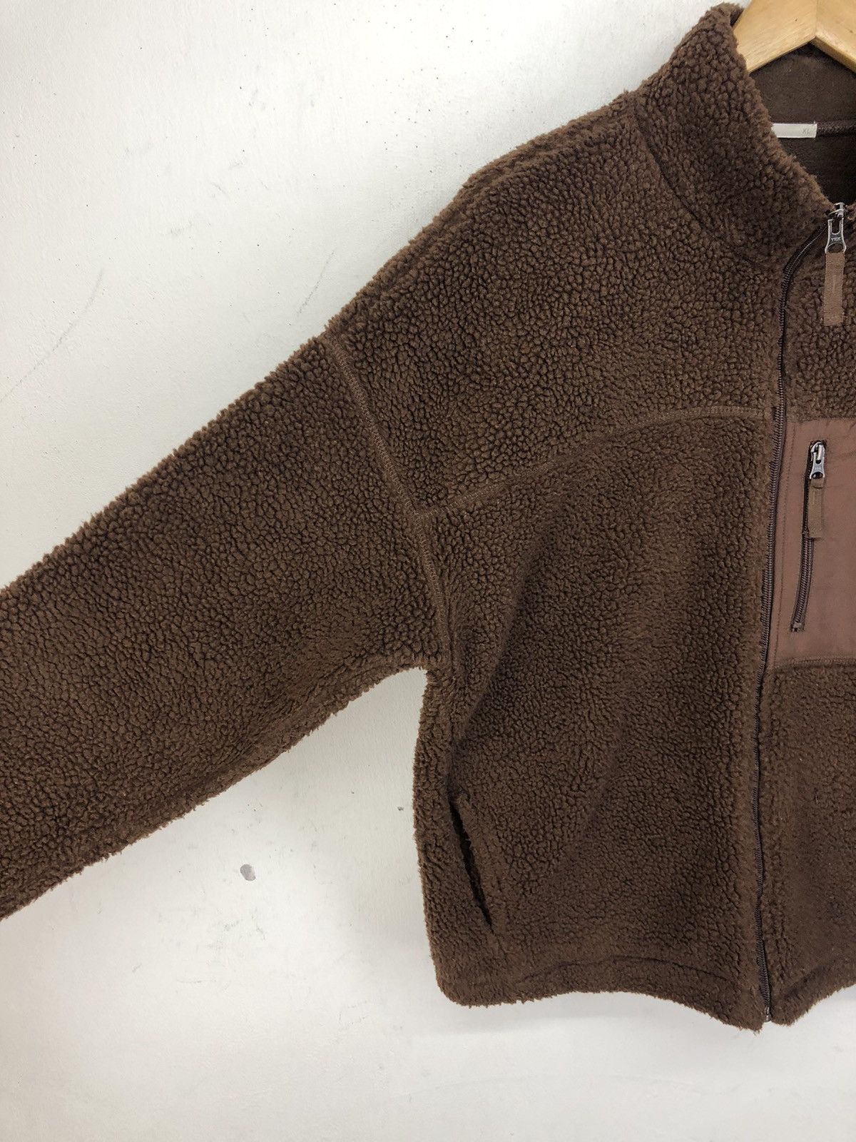 GU Japanese Gu Deep Pile Fleece Brown Jacket Size US XL / EU 56 / 4 - 6 Thumbnail