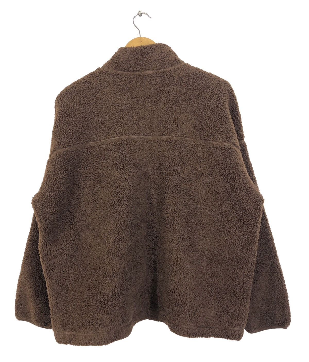 GU Japanese Gu Deep Pile Fleece Brown Jacket Size US XL / EU 56 / 4 - 2 Thumbnail