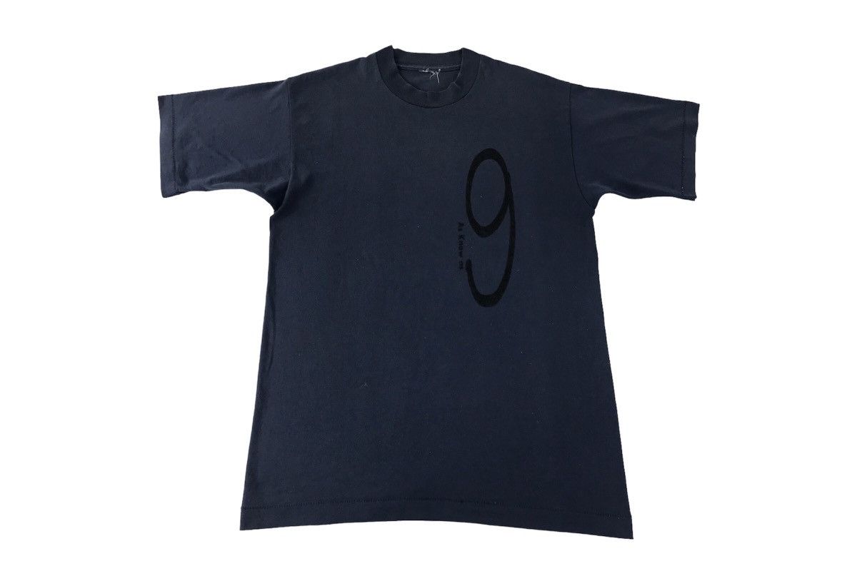 Japanese Brand × Vintage 90s Japanese Brand As Know As 9 Big Logo Printed Tee Size US M / EU 48-50 / 2 - 1 Thumbnail
