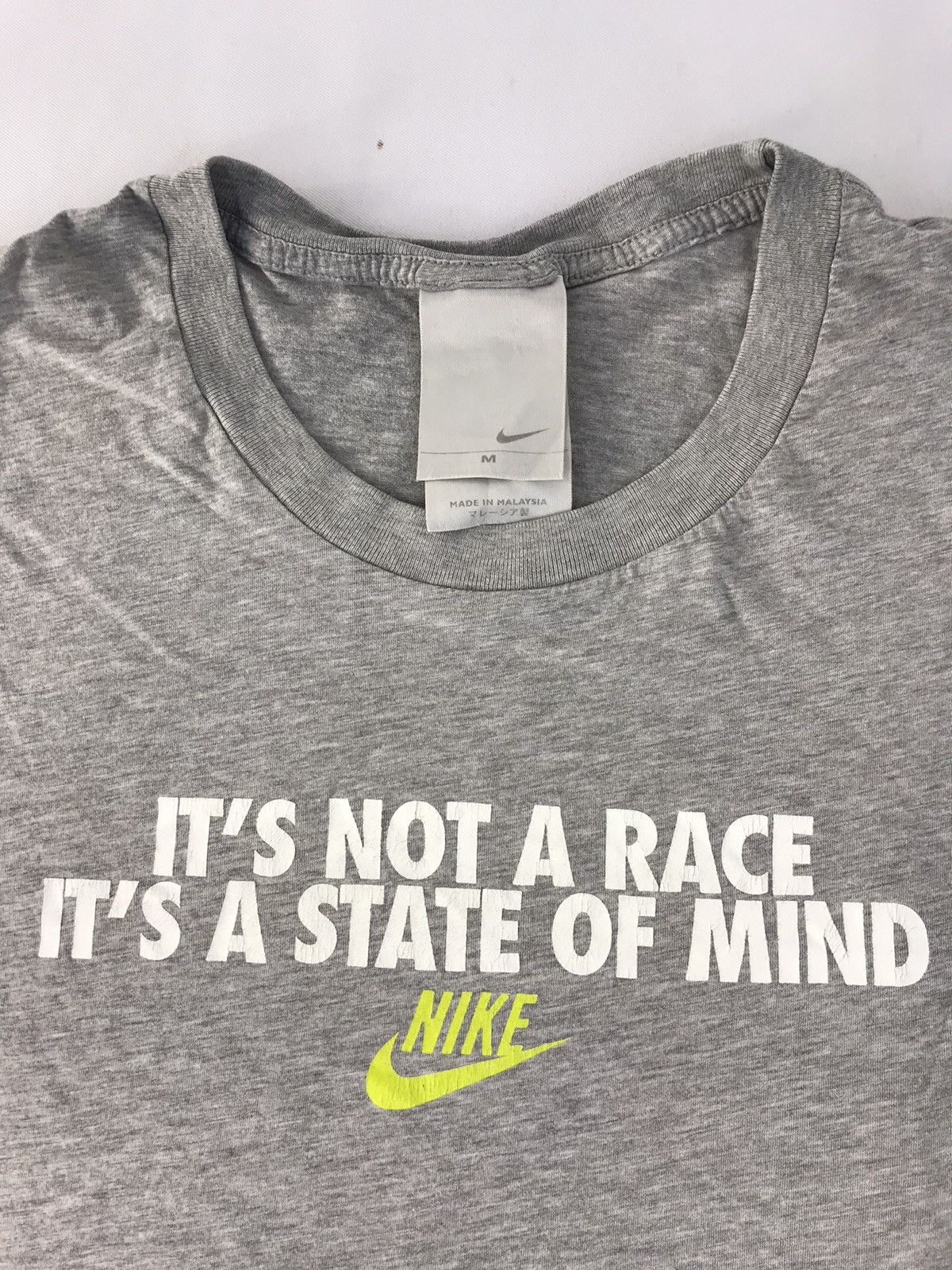 Nike Nike Swoosh Quotes Design Spell Out Crewneck Tee Size M / US 6-8 / IT 42-44 - 2 Thumbnail