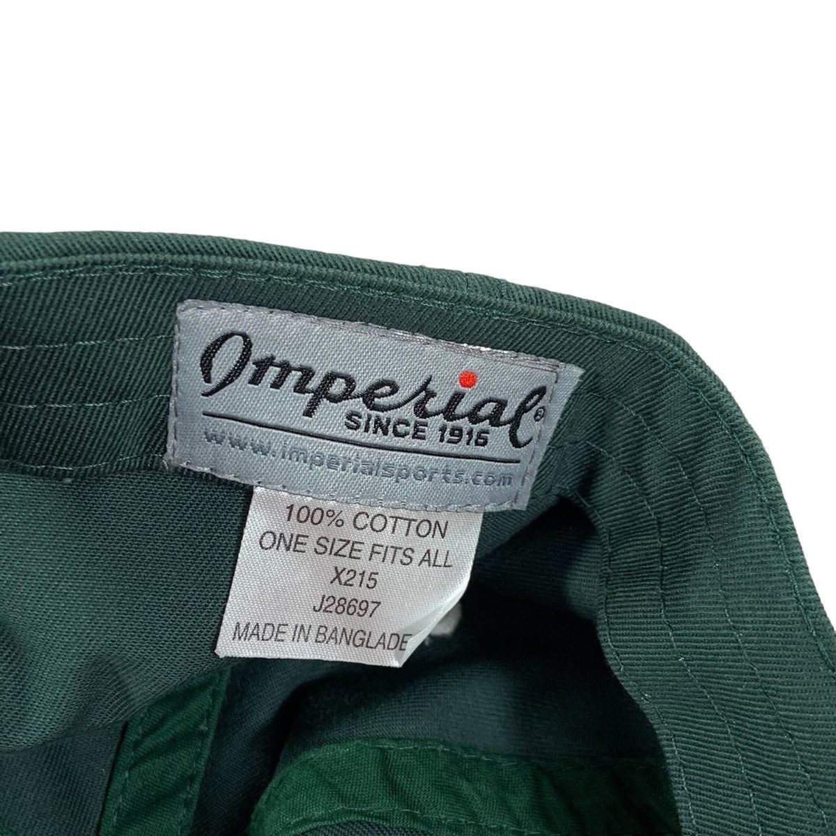 Imperial King Ropes Sheridan Wyoming Green Christmas Strapback Hat Size ONE SIZE - 4 Thumbnail