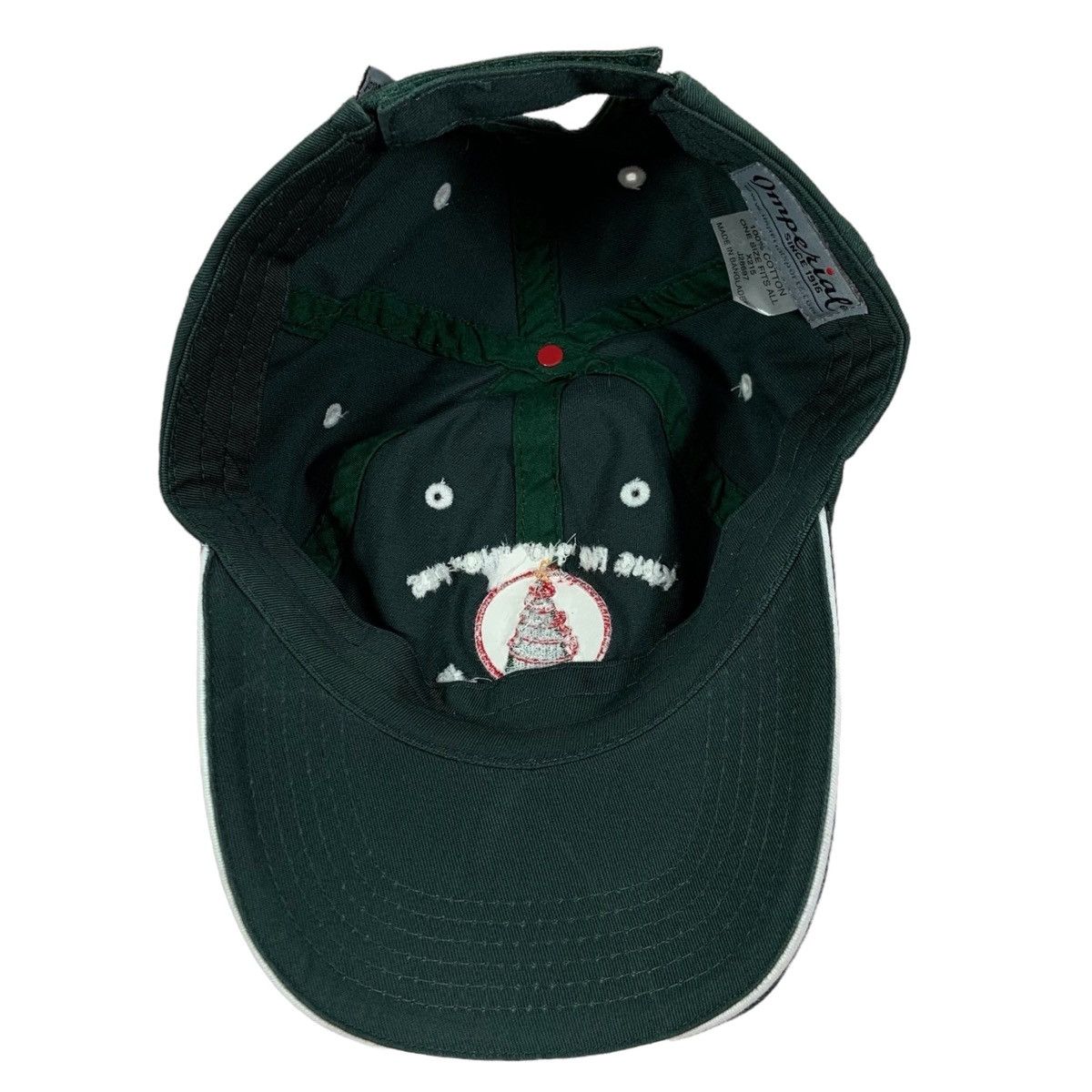 Imperial King Ropes Sheridan Wyoming Green Christmas Strapback Hat Size ONE SIZE - 3 Thumbnail