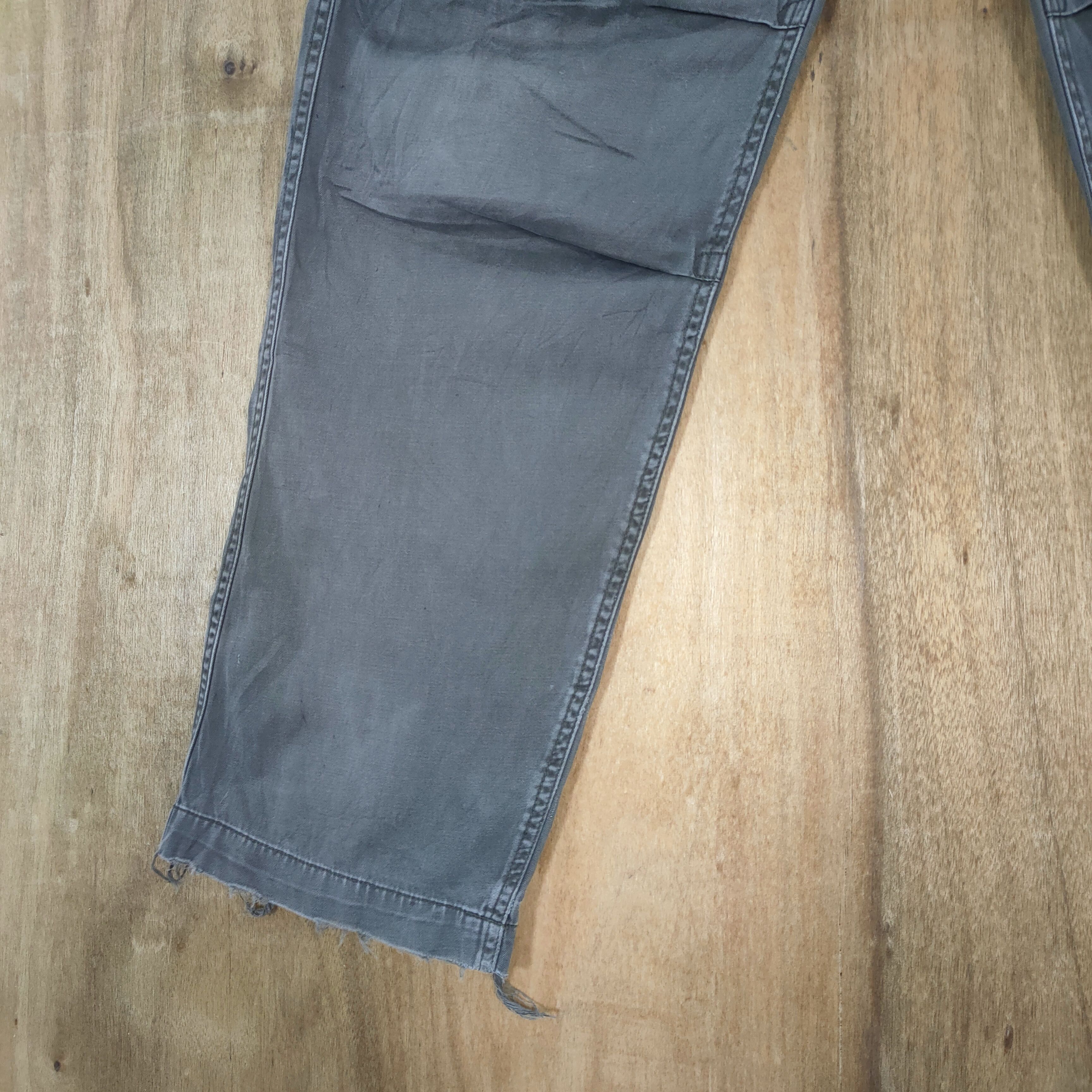 Japanese Brand VINTAGE RCC FADED DISTRESSED CARGO PANTS Size US 32 / EU 48 - 7 Thumbnail
