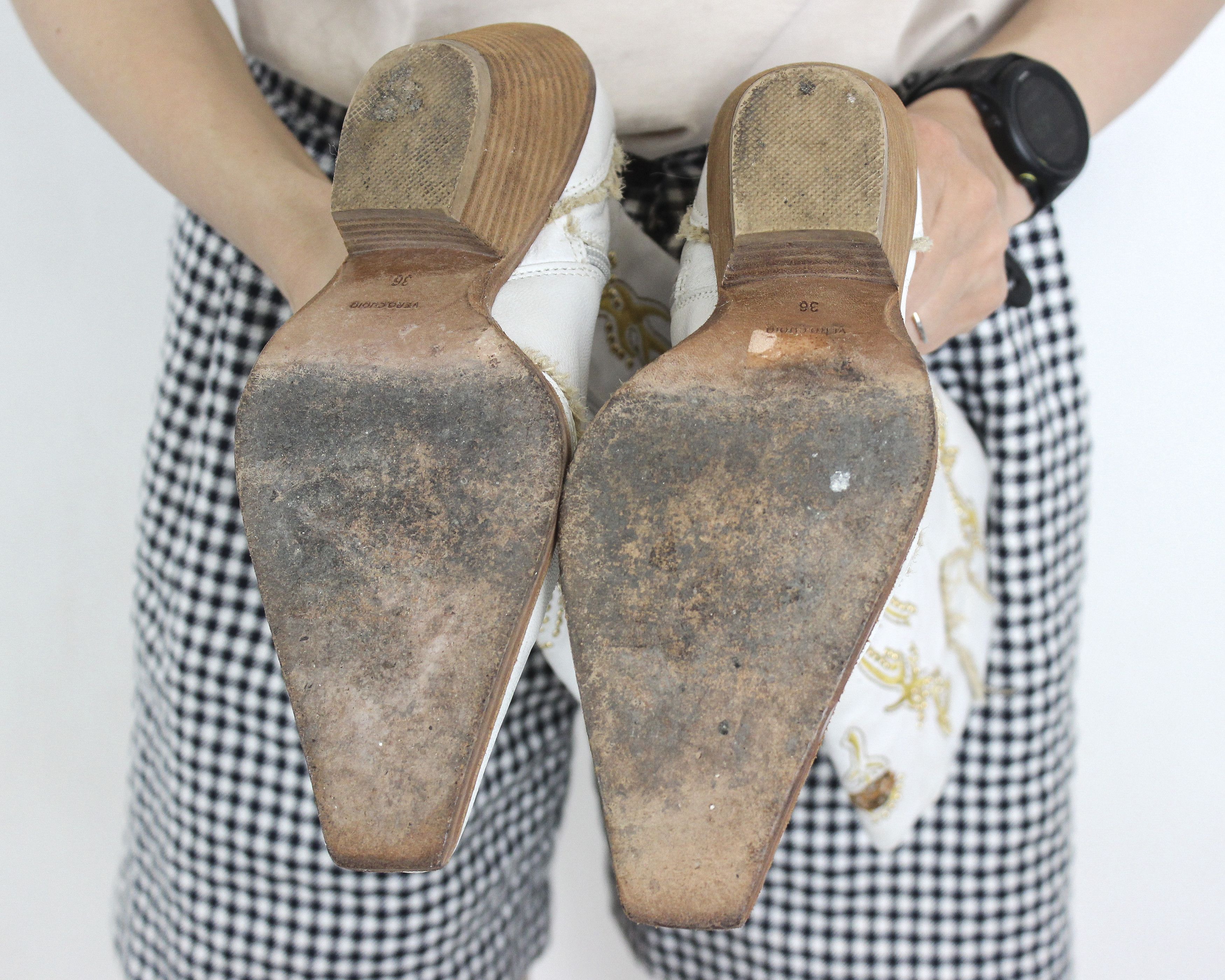 Cowboy Equipment × Vintage × Western Rise Cowboy EU 36 Leather US 5 Boots Shoes Heels Western UK 3 Size US 5.5 / IT 35.5 - 9 Thumbnail
