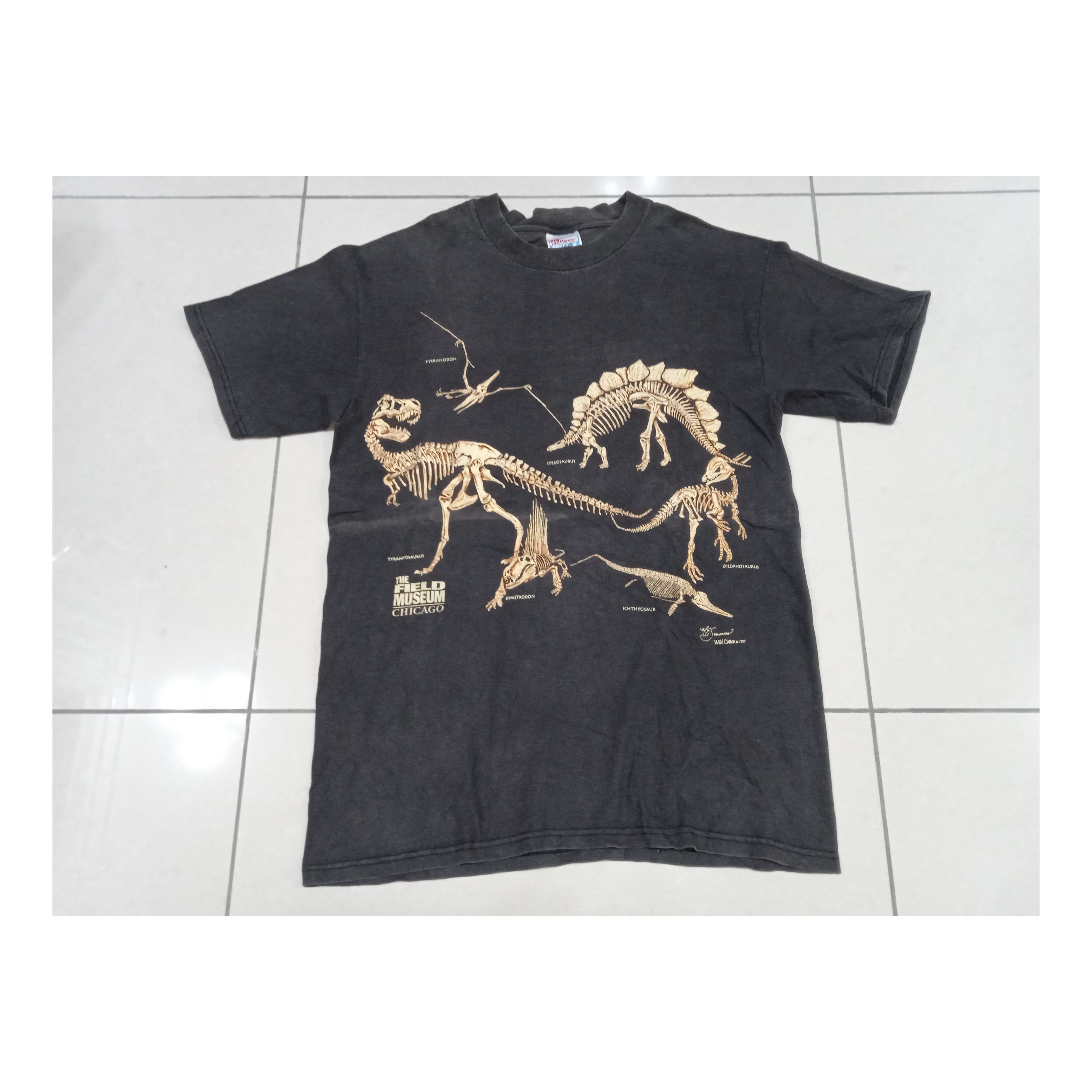 Vintage Vintage 90s Dinosaurs Field Museum Chicago T-Shirt Size US M / EU 48-50 / 2 - 1 Thumbnail