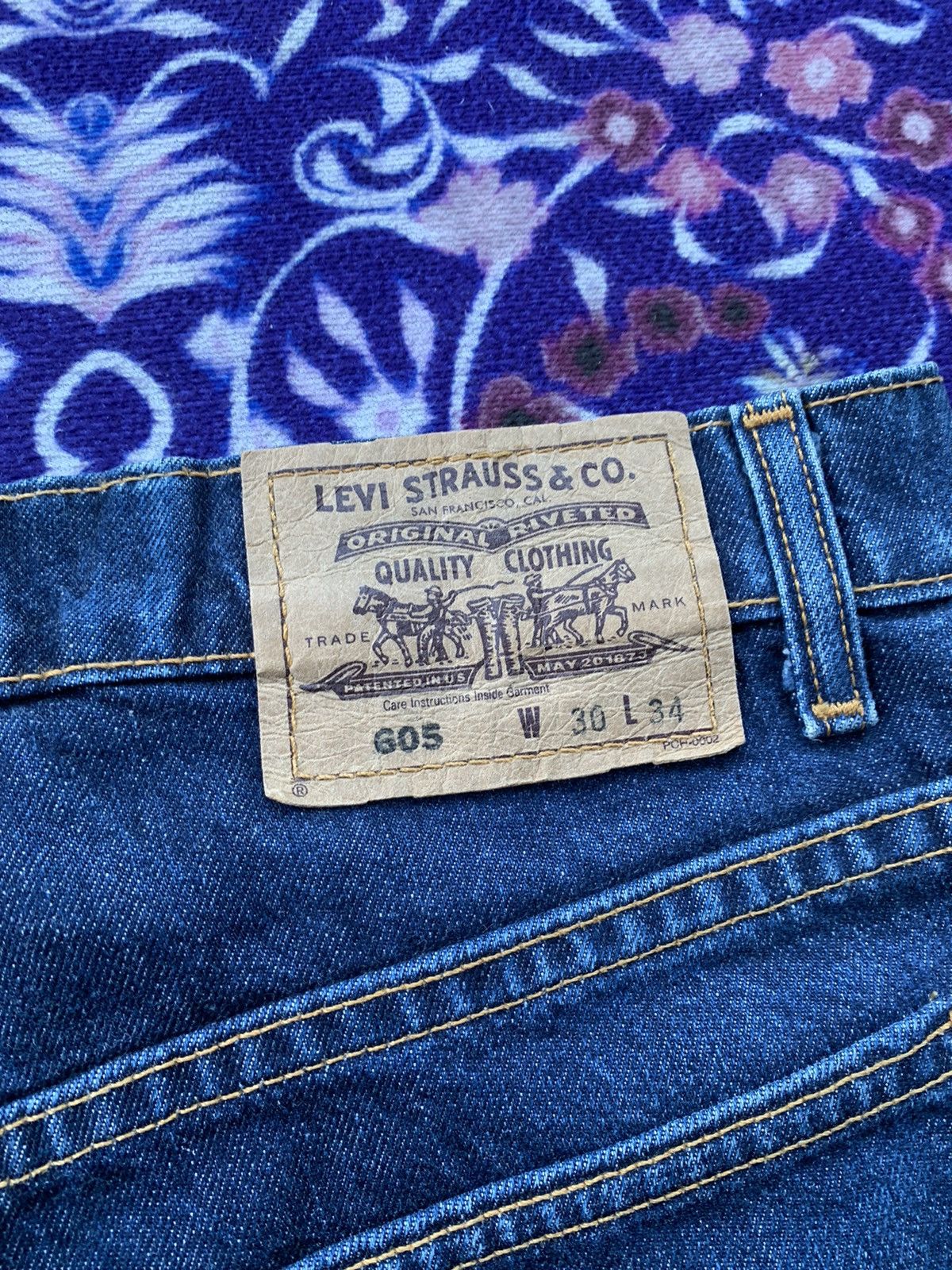 Levi's Vintage Clothing × Vintage Levis 605 Faded Wash Denim Size US 29 - 16 Thumbnail