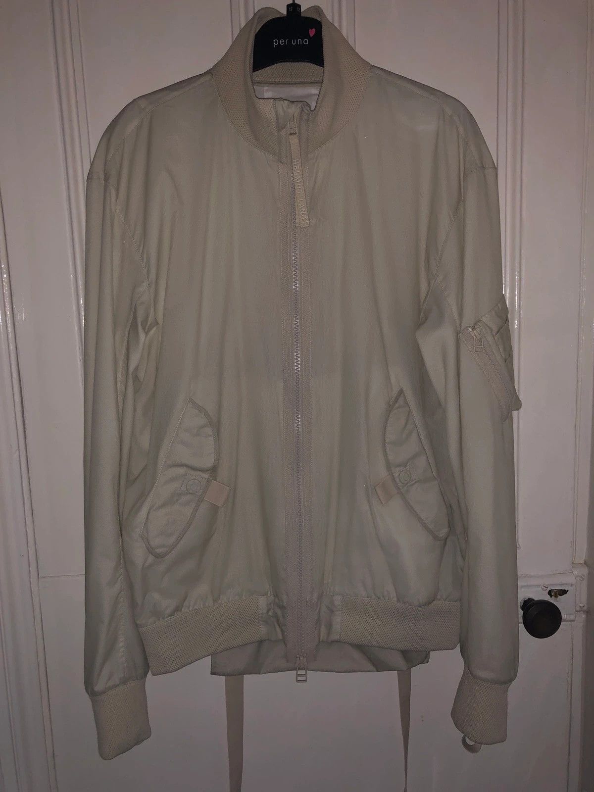 Helmut Lang Helmut Lang Translucent Bondage Bomber Size US S / EU 44-46 / 1 - 1 Thumbnail