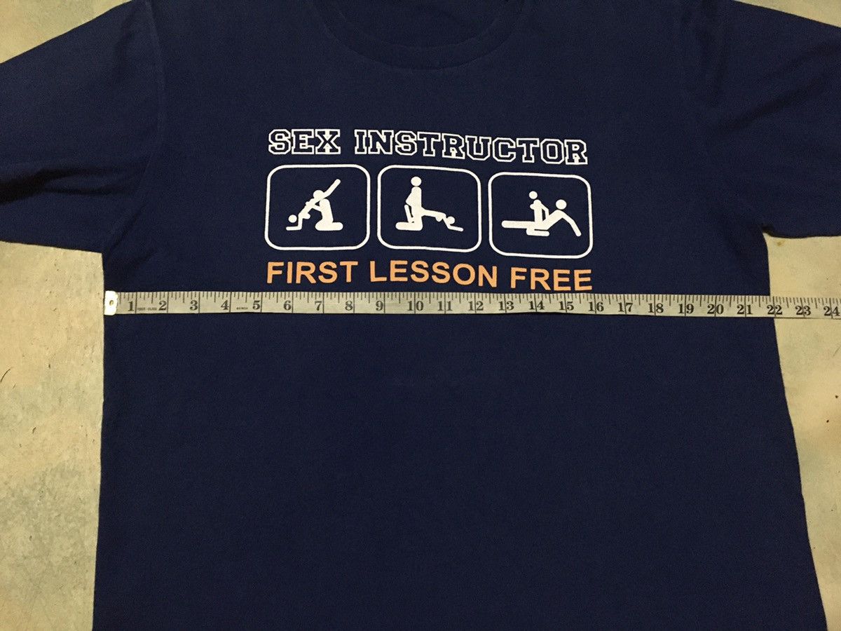 Japanese Brand Sex Instructor T Shirt Sex Nude 18sx Logo Size US L / EU 52-54 / 3 - 5 Thumbnail