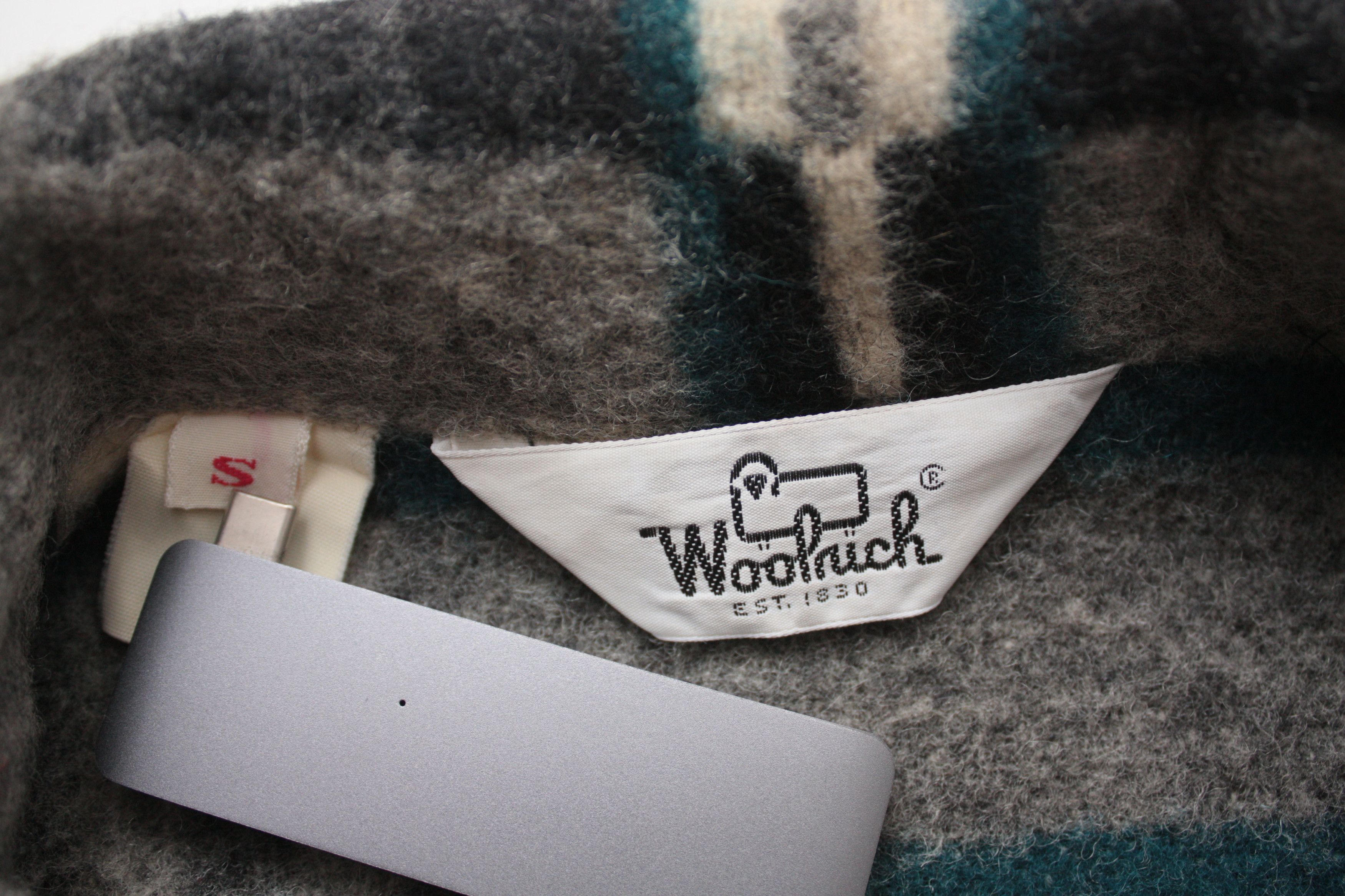 Woolrich Woolen Mills Woolrich Vintage Gray Wool Checkered Overshirt Size US S / EU 44-46 / 1 - 4 Thumbnail