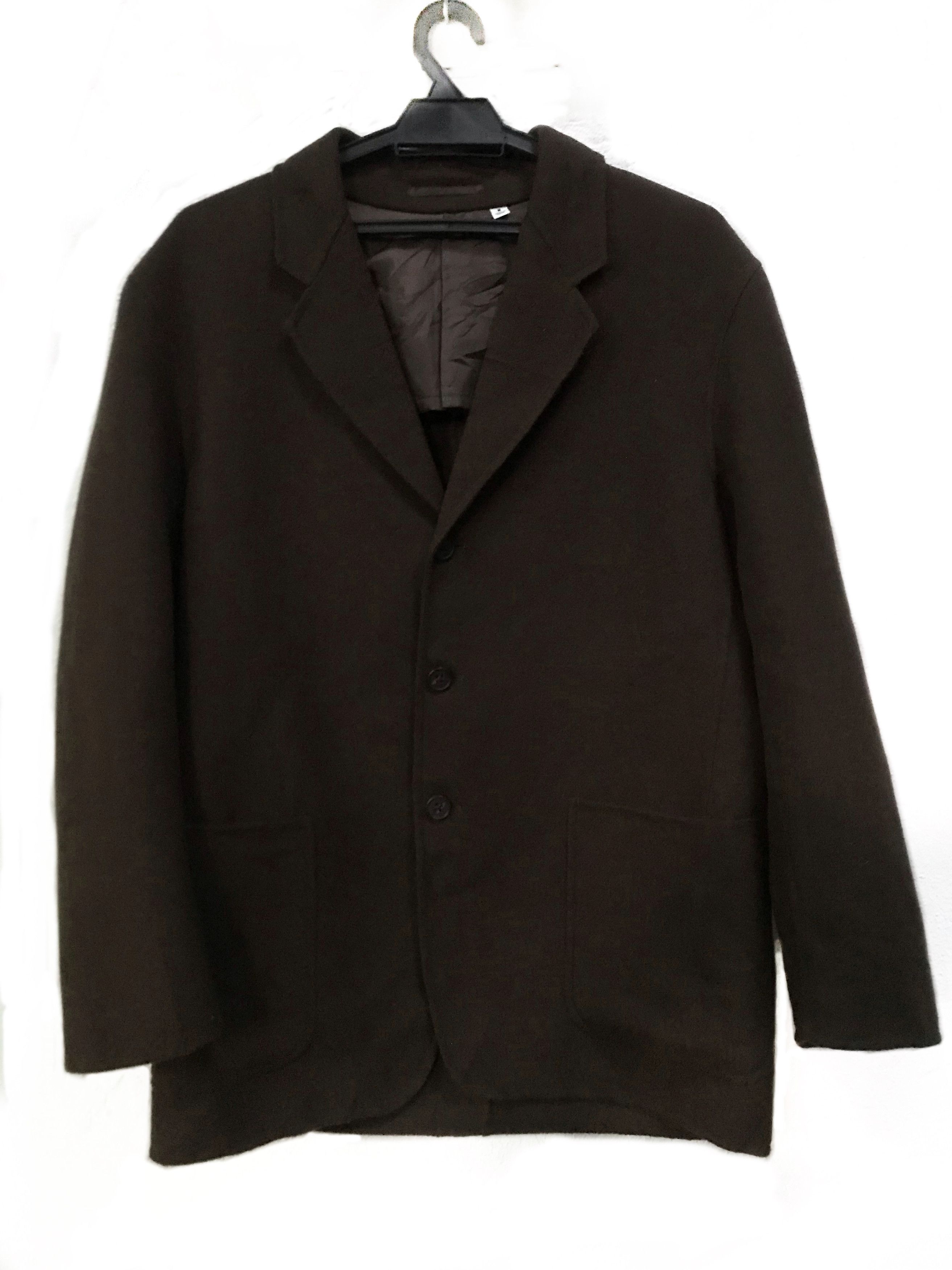 LEMAIRE　CROPPED CROMBIE JACKET　BLACK LEMAIRE Black Crombie Jacket Lemaire