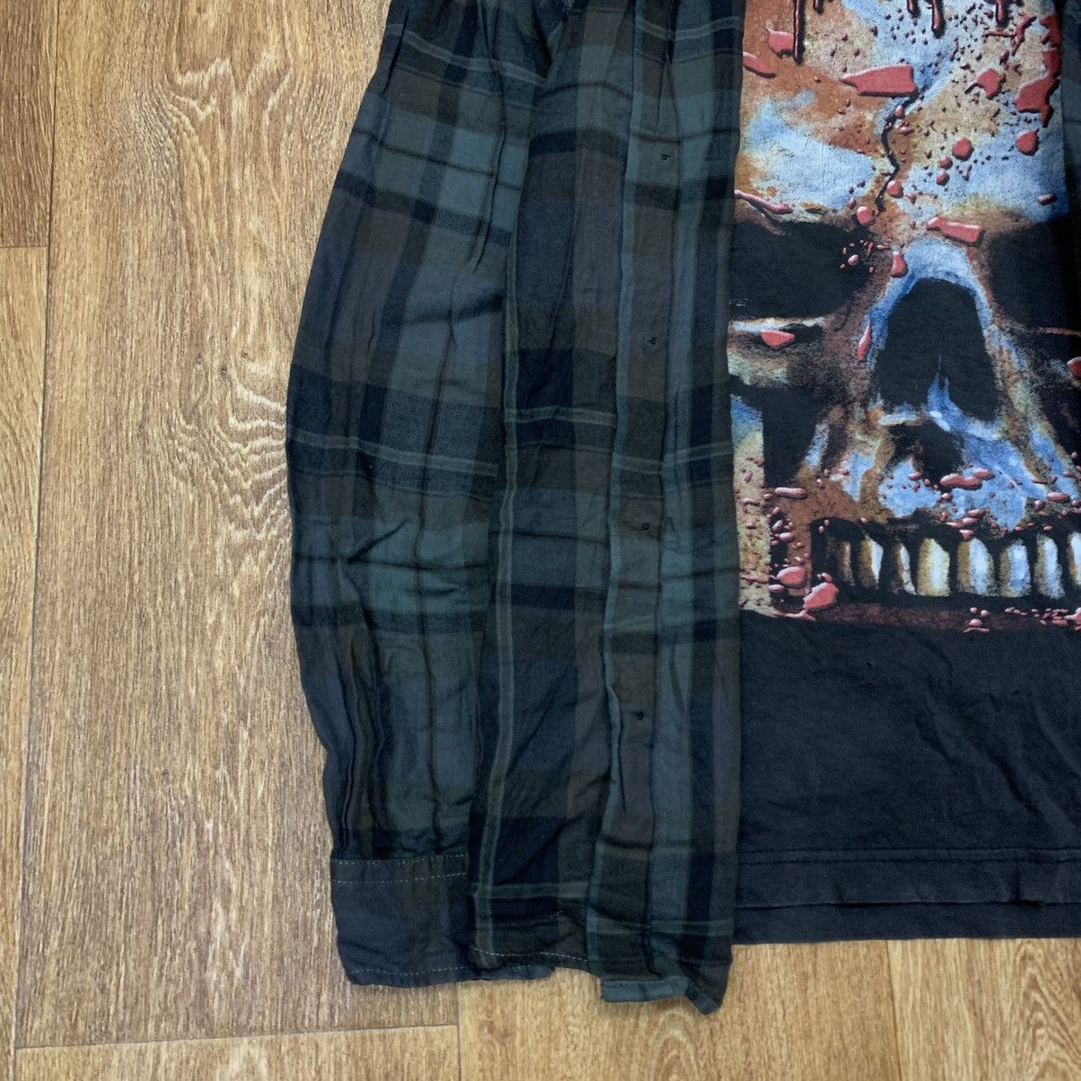 Vintage Vintage Y2K Checkered Shirt Graphic Tee Grunge Skate Baggy M Size US M / EU 48-50 / 2 - 4 Thumbnail