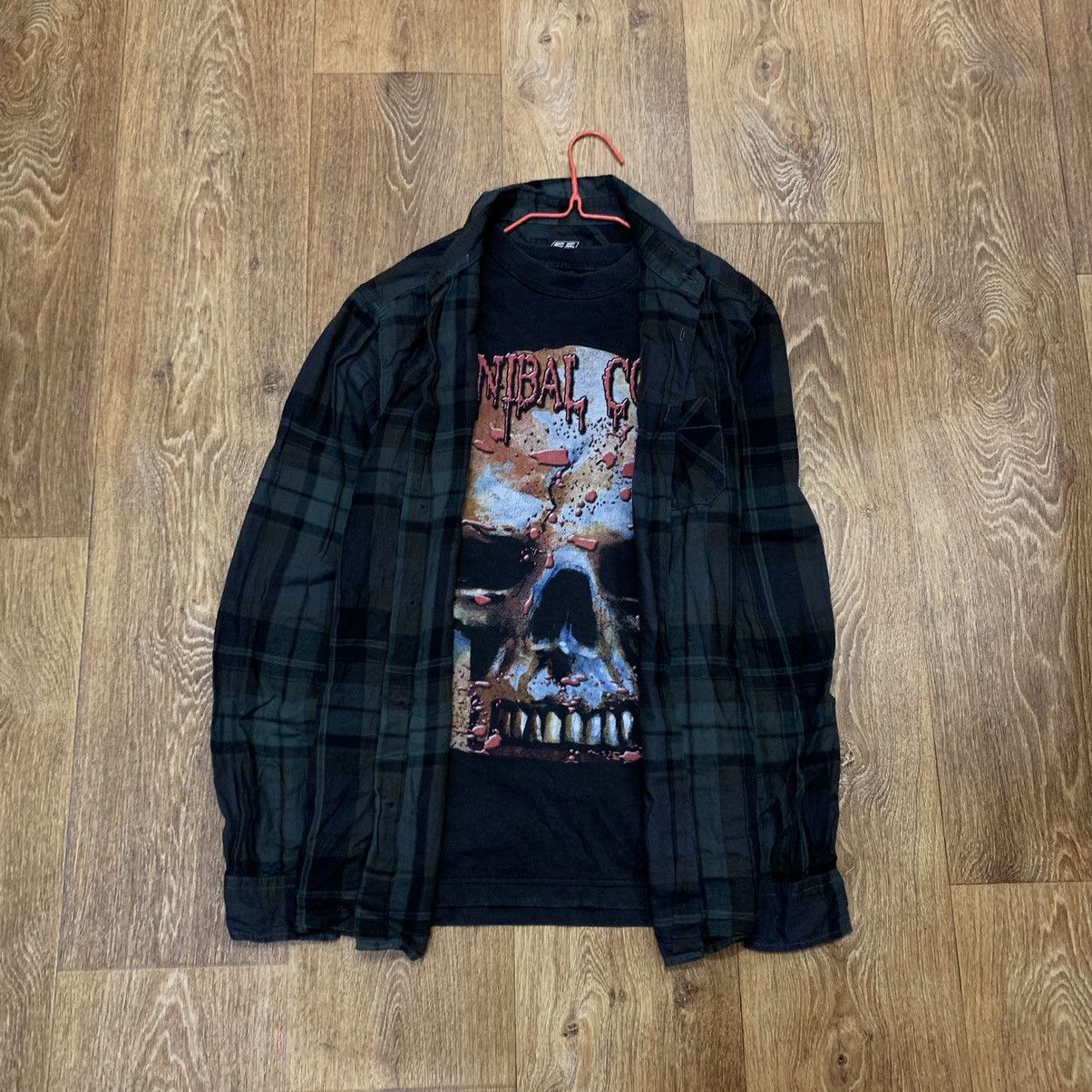Vintage Vintage Y2K Checkered Shirt Graphic Tee Grunge Skate Baggy M Size US M / EU 48-50 / 2 - 1 Thumbnail