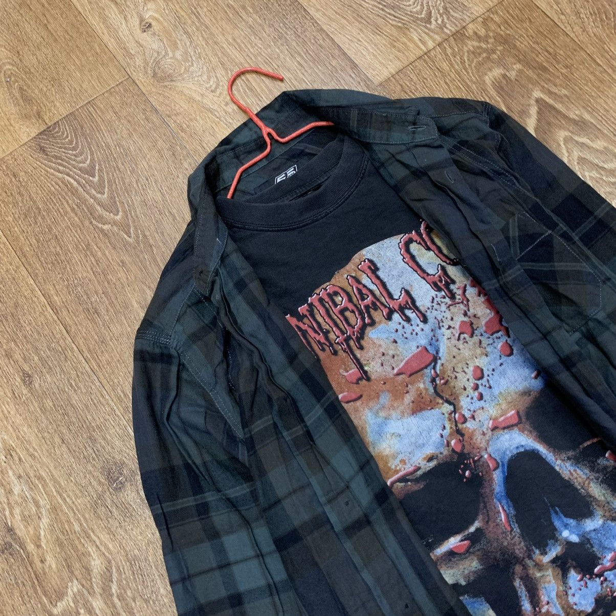 Vintage Vintage Y2K Checkered Shirt Graphic Tee Grunge Skate Baggy M Size US M / EU 48-50 / 2 - 3 Thumbnail