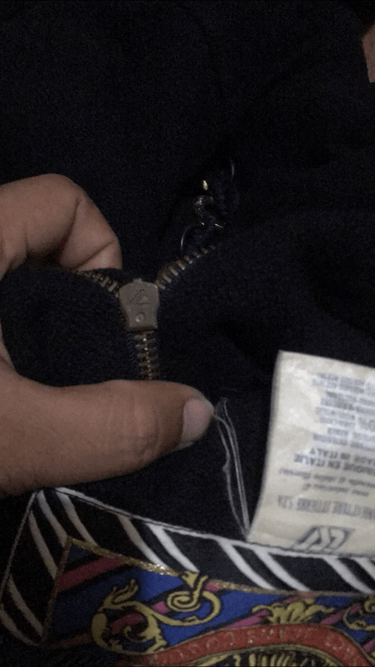 Versace Jeans Couture Vintage Versace Jeans Couture Lampo Zipper Wool Duffle Coat Size US L / EU 52-54 / 3 - 4 Thumbnail