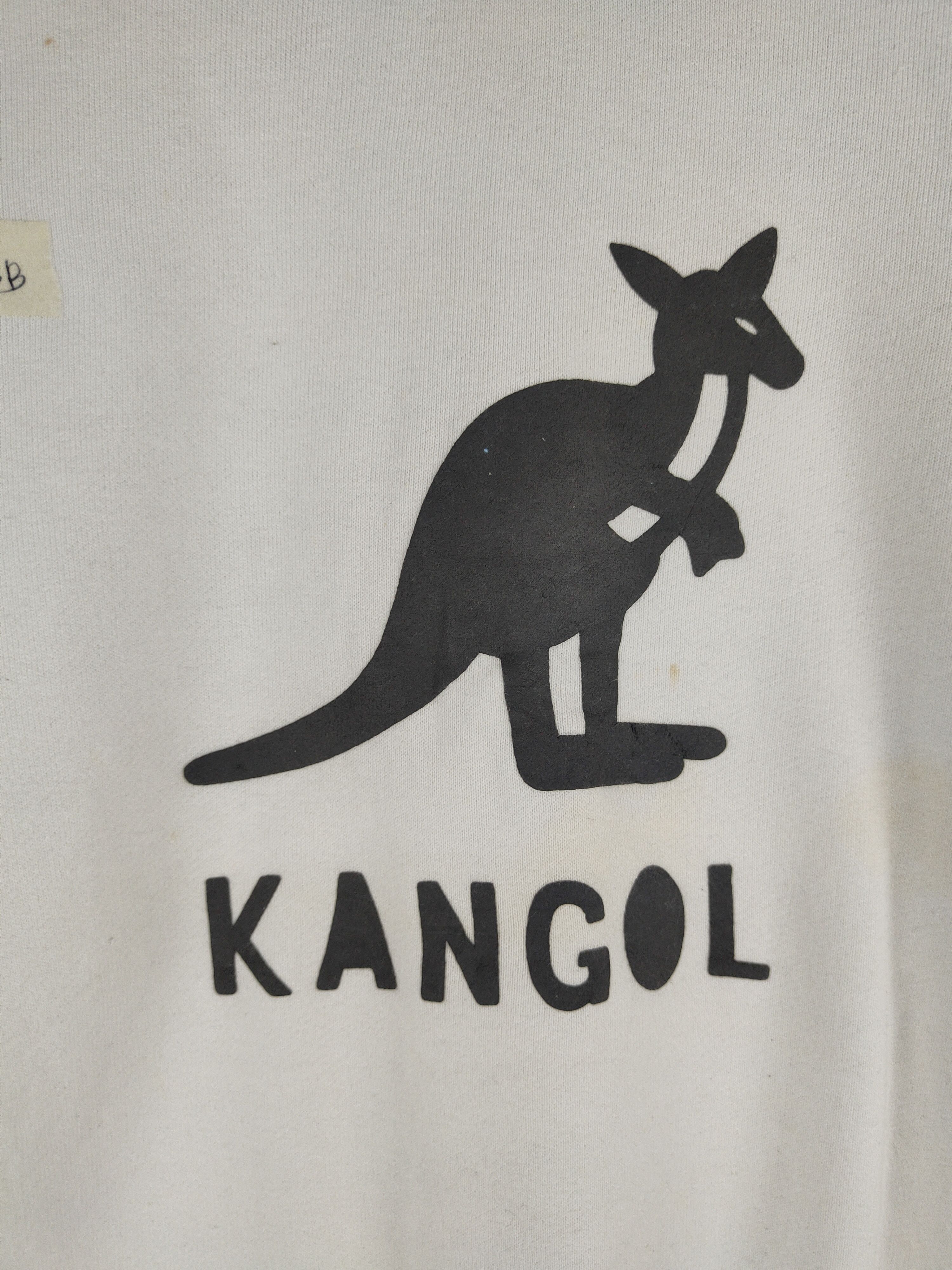 Japanese Brand Kangol vintage White Sweatshirt #175B Size US M / EU 48-50 / 2 - 3 Thumbnail