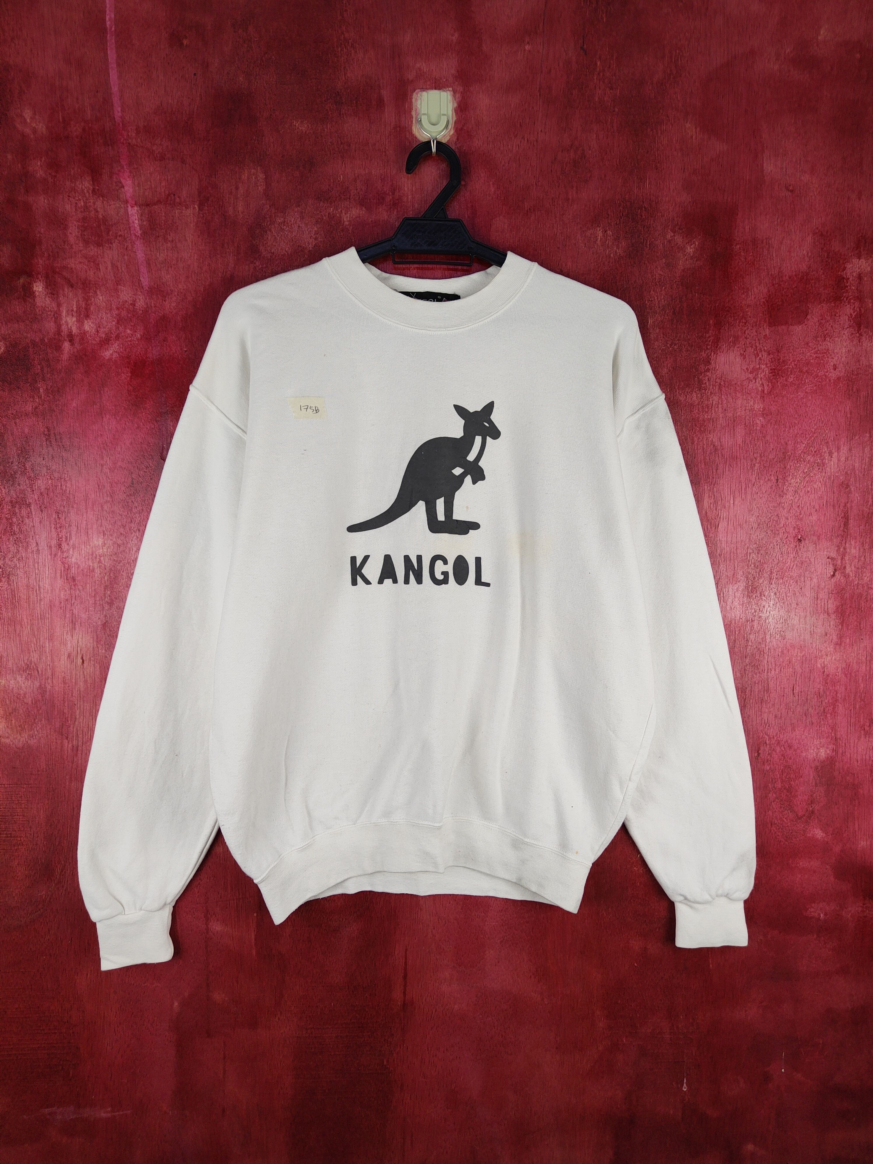 Japanese Brand Kangol vintage White Sweatshirt #175B Size US M / EU 48-50 / 2 - 1 Thumbnail