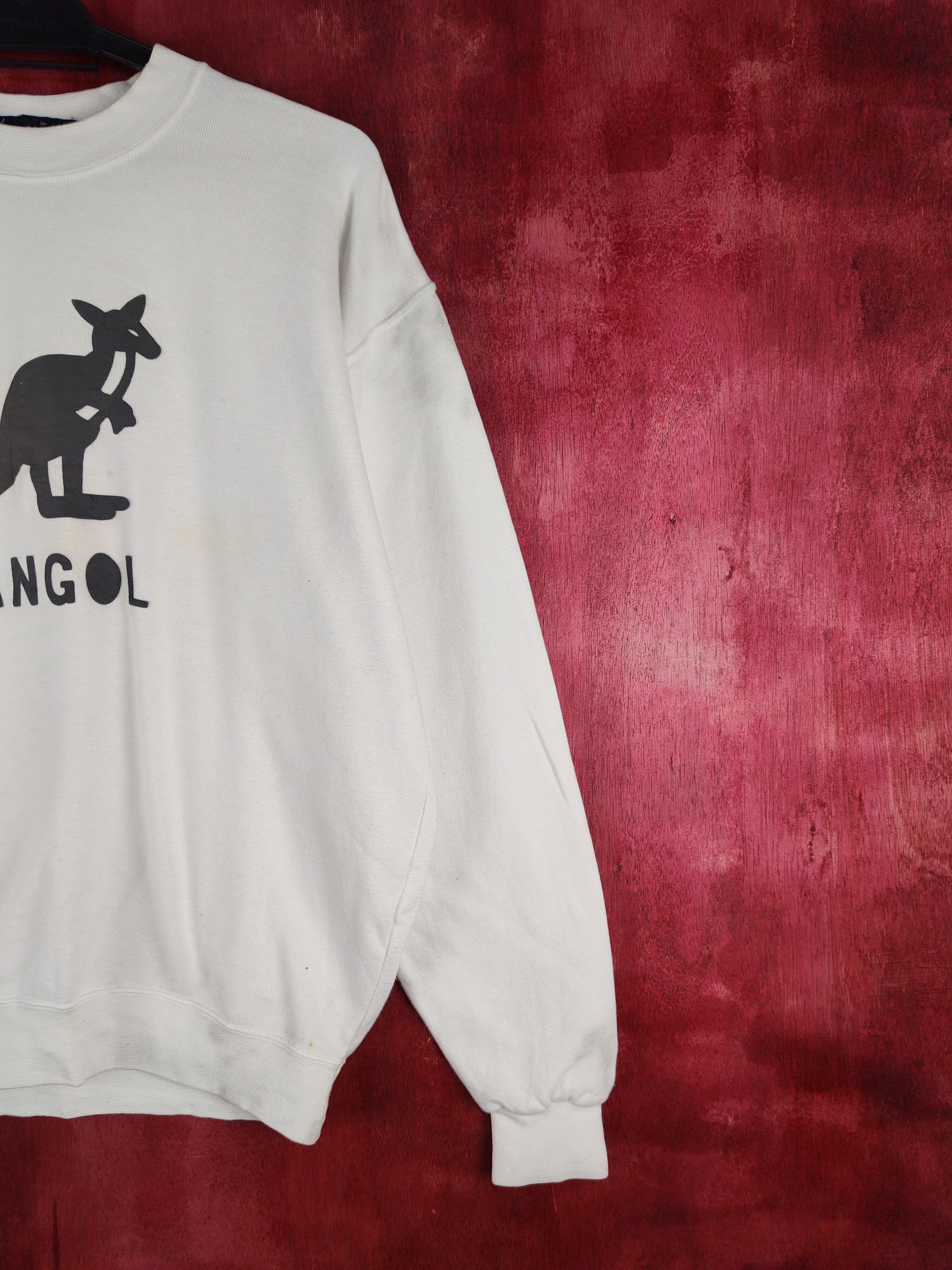Japanese Brand Kangol vintage White Sweatshirt #175B Size US M / EU 48-50 / 2 - 6 Thumbnail