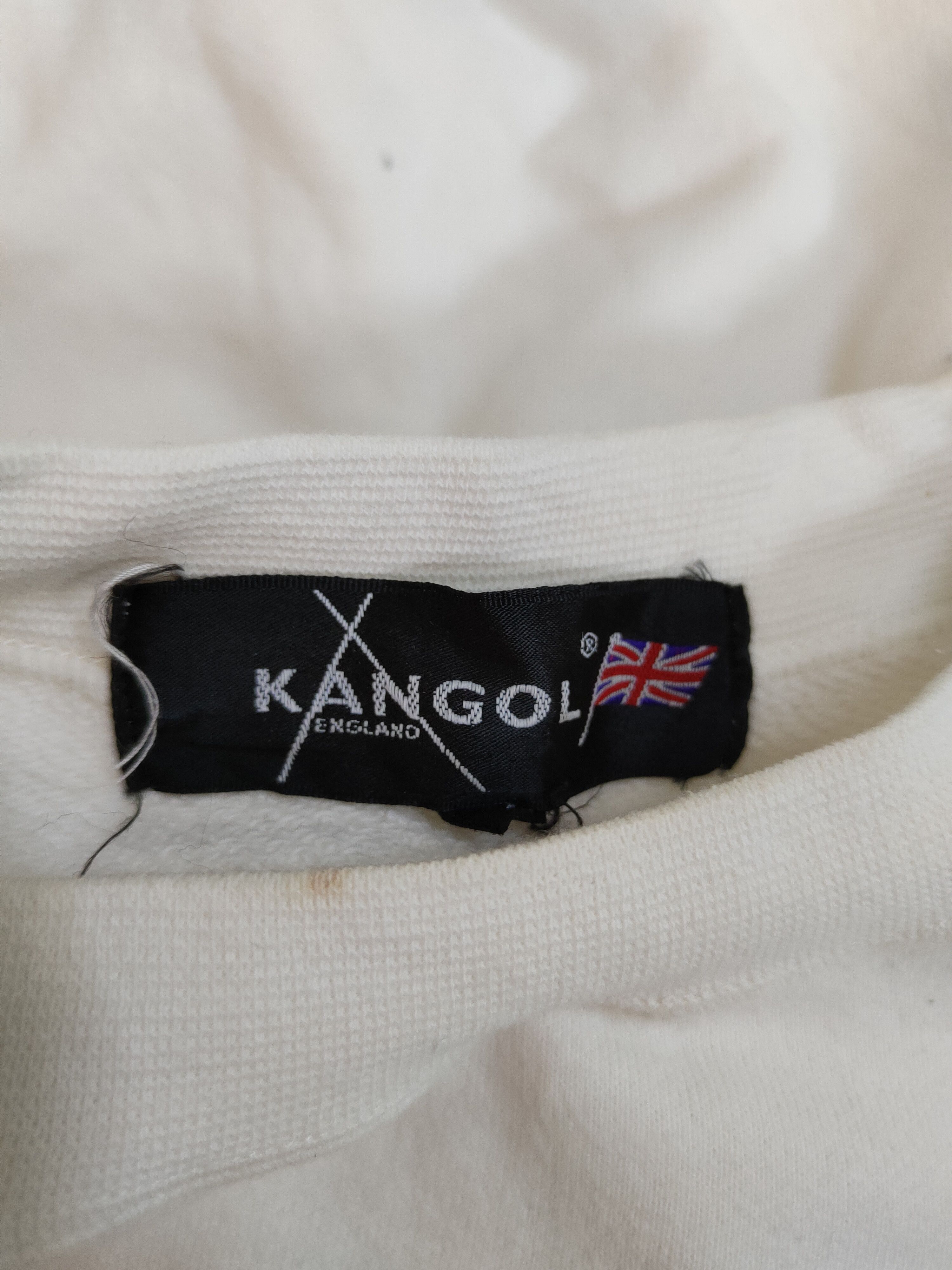 Japanese Brand Kangol vintage White Sweatshirt #175B Size US M / EU 48-50 / 2 - 12 Thumbnail