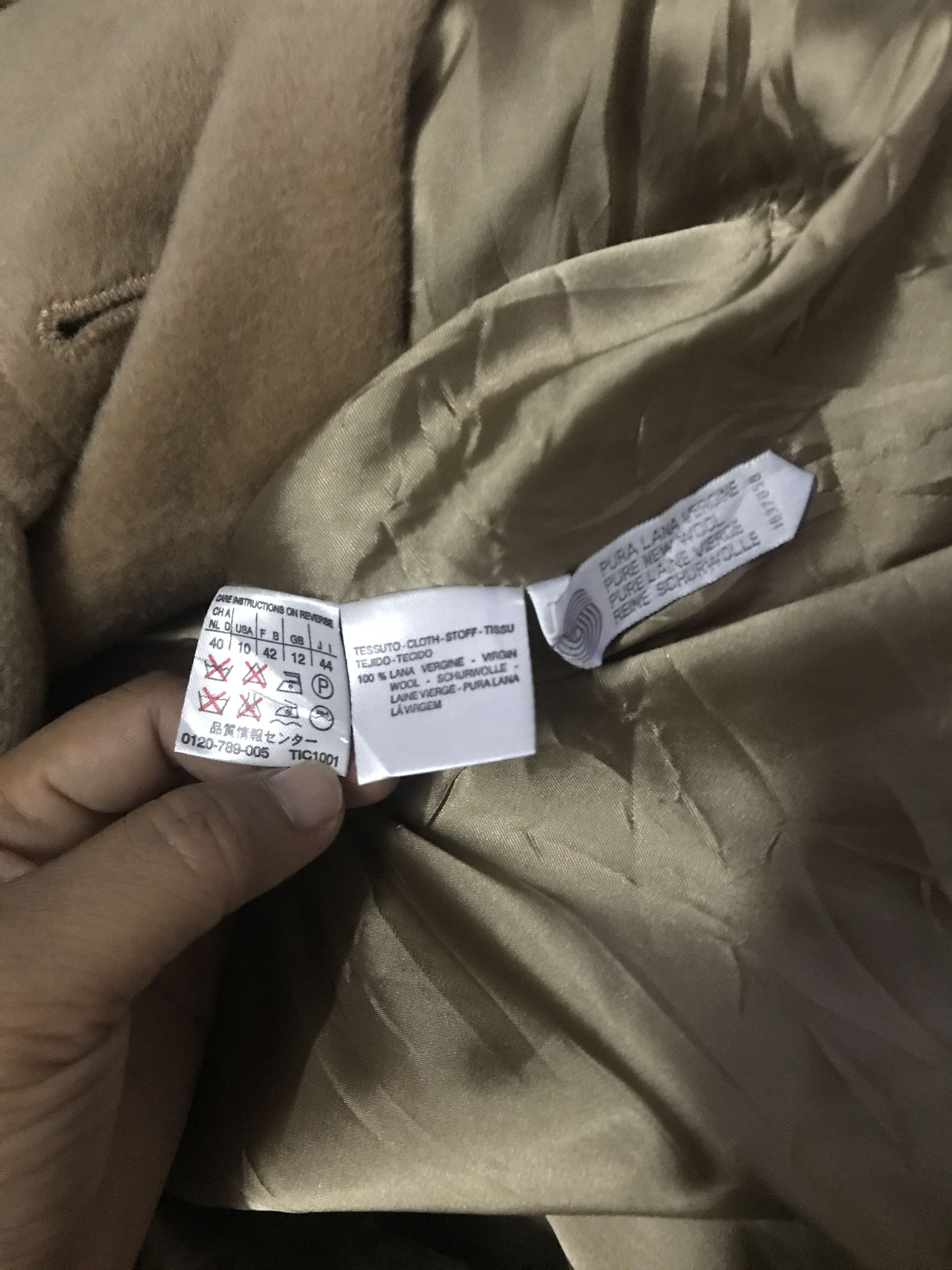 Max Mara Max Mara Wool Long Coat Size L / US 10 / IT 46 - 4 Thumbnail