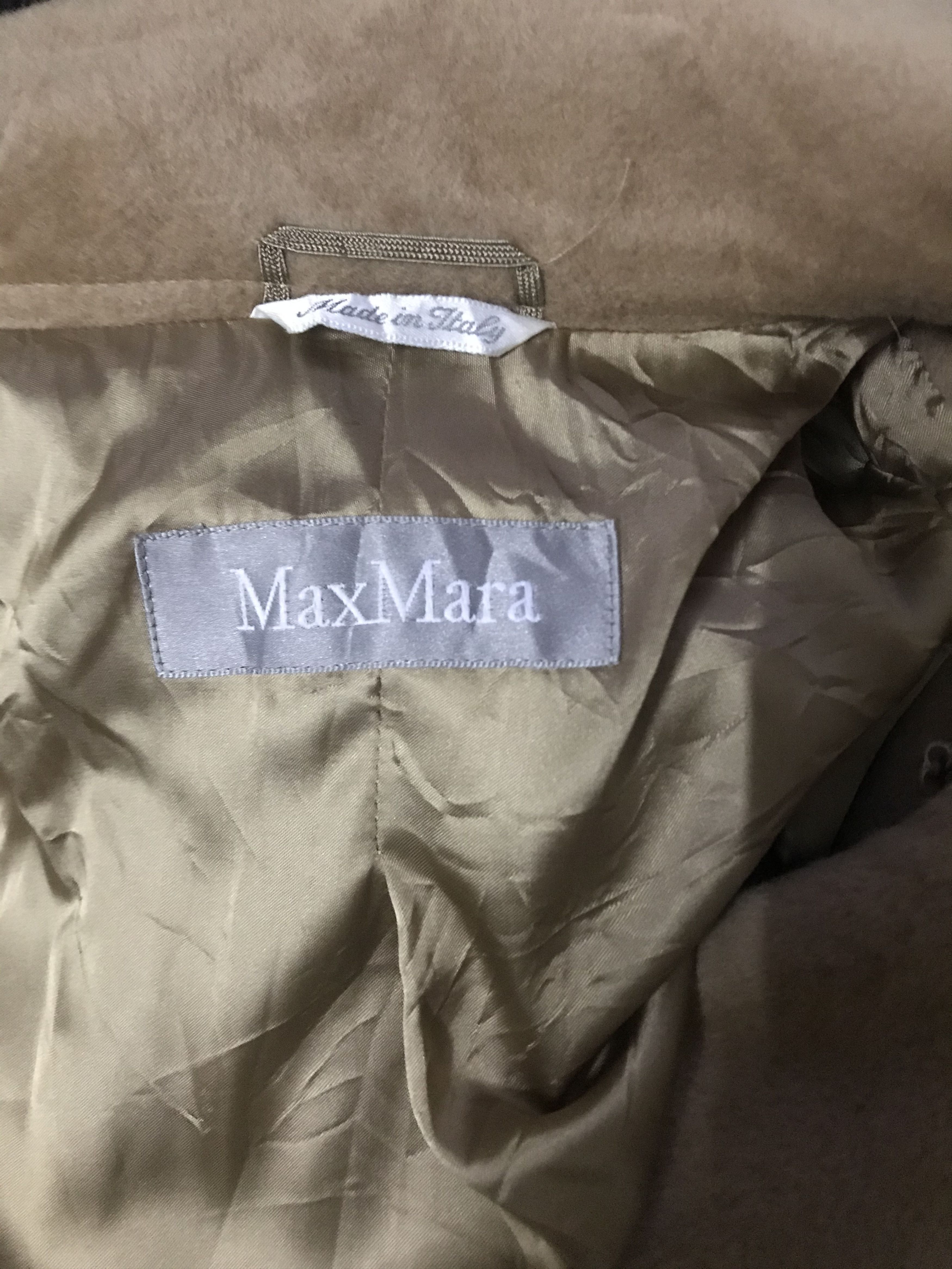 Max Mara Max Mara Wool Long Coat Size L / US 10 / IT 46 - 3 Thumbnail