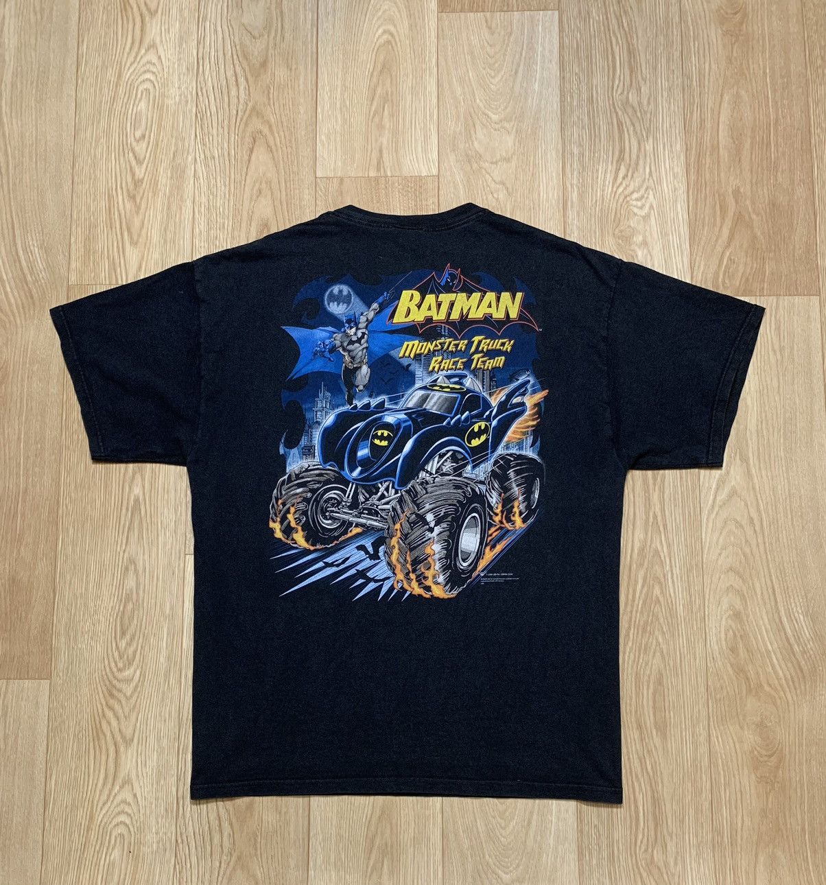 Vintage Batman Monster Track Race Team 2006 T-Shirt