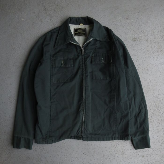 Vintage vtg 70'/80' Sears work jacket Talon zipper | Grailed