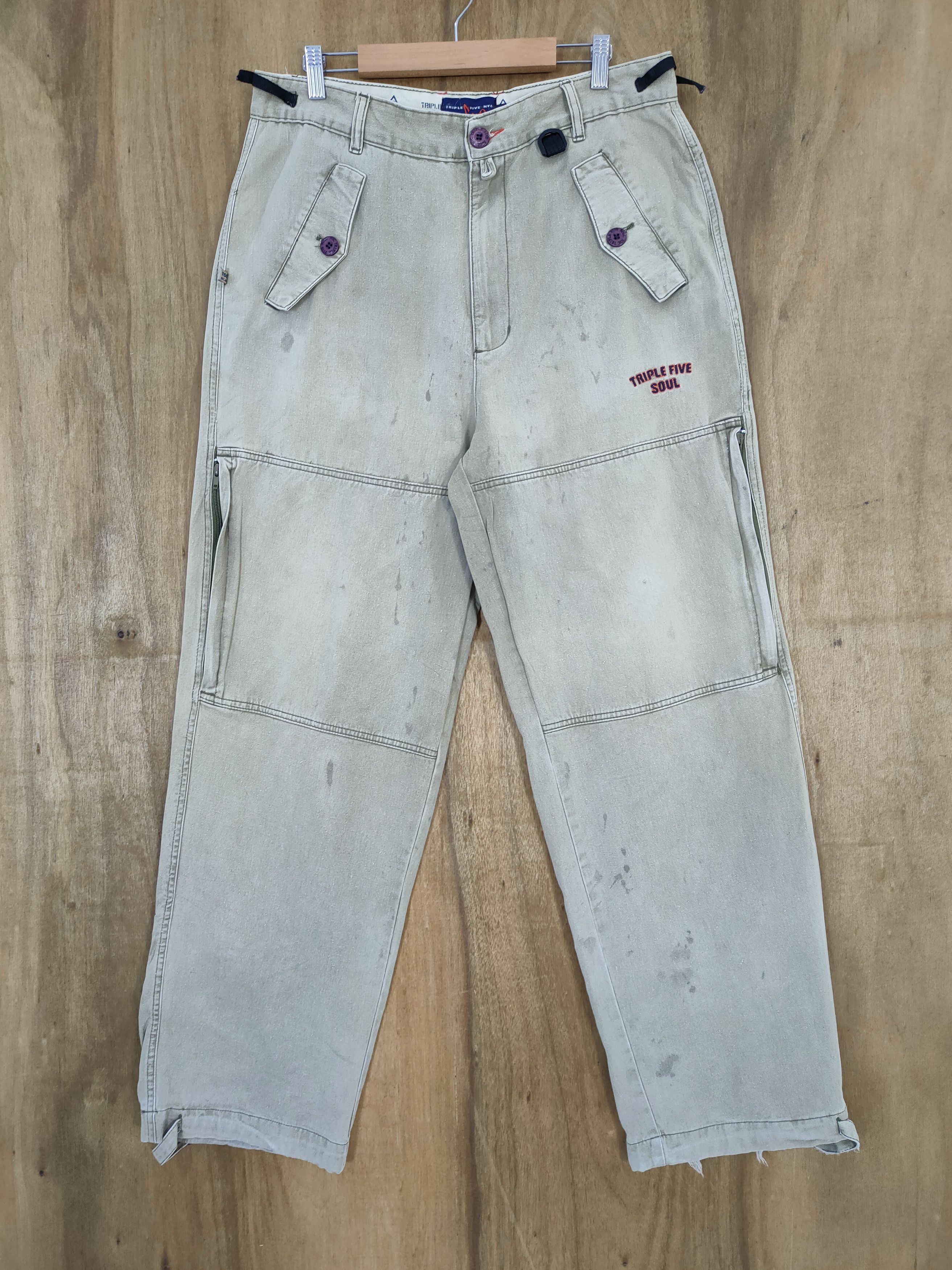 image of Straight Faded x Triple 5 Soul Faded Cargo Pants, Men's (Size 34)