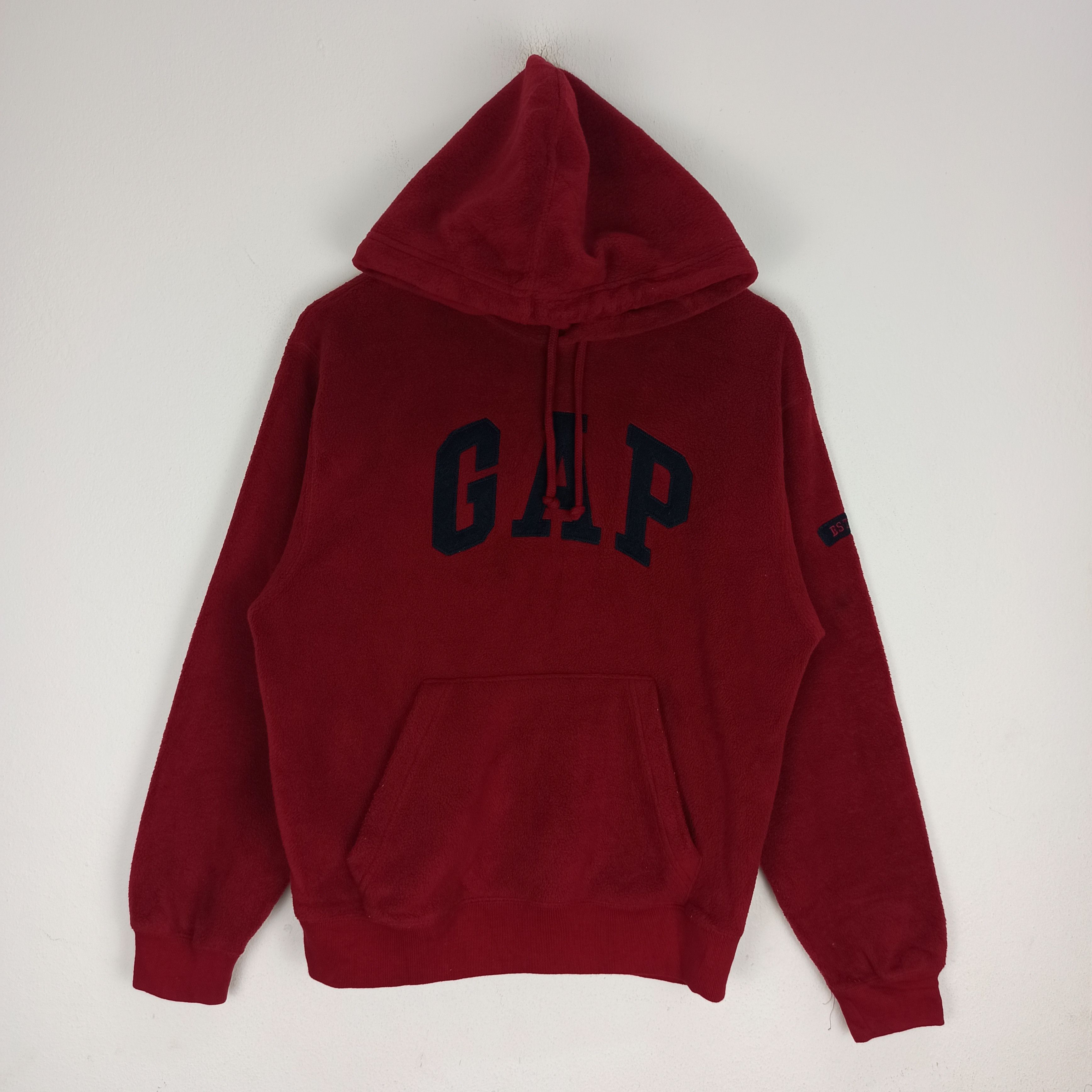 Gap Vintage Gap Hoodie Fleece With Embroidery Spellout Size US S / EU 44-46 / 1 - 1 Thumbnail