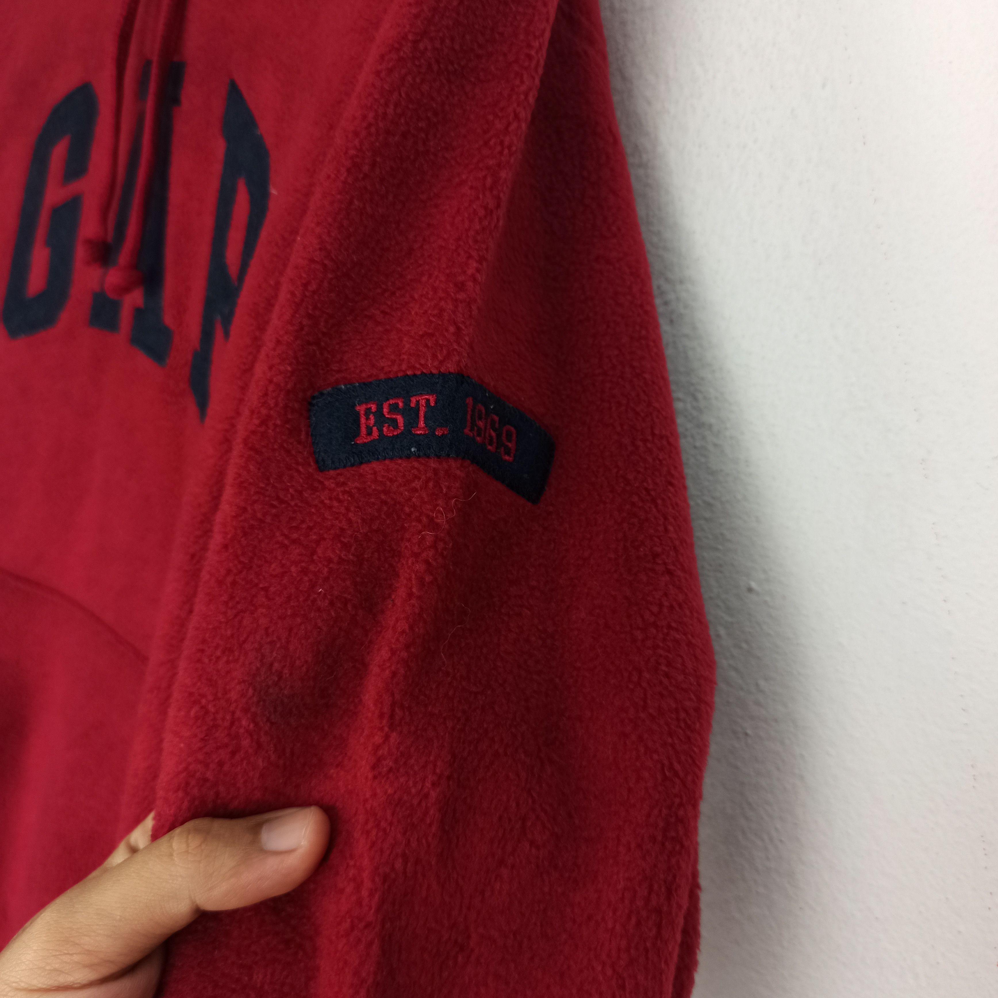 Gap Vintage Gap Hoodie Fleece With Embroidery Spellout Size US S / EU 44-46 / 1 - 2 Thumbnail