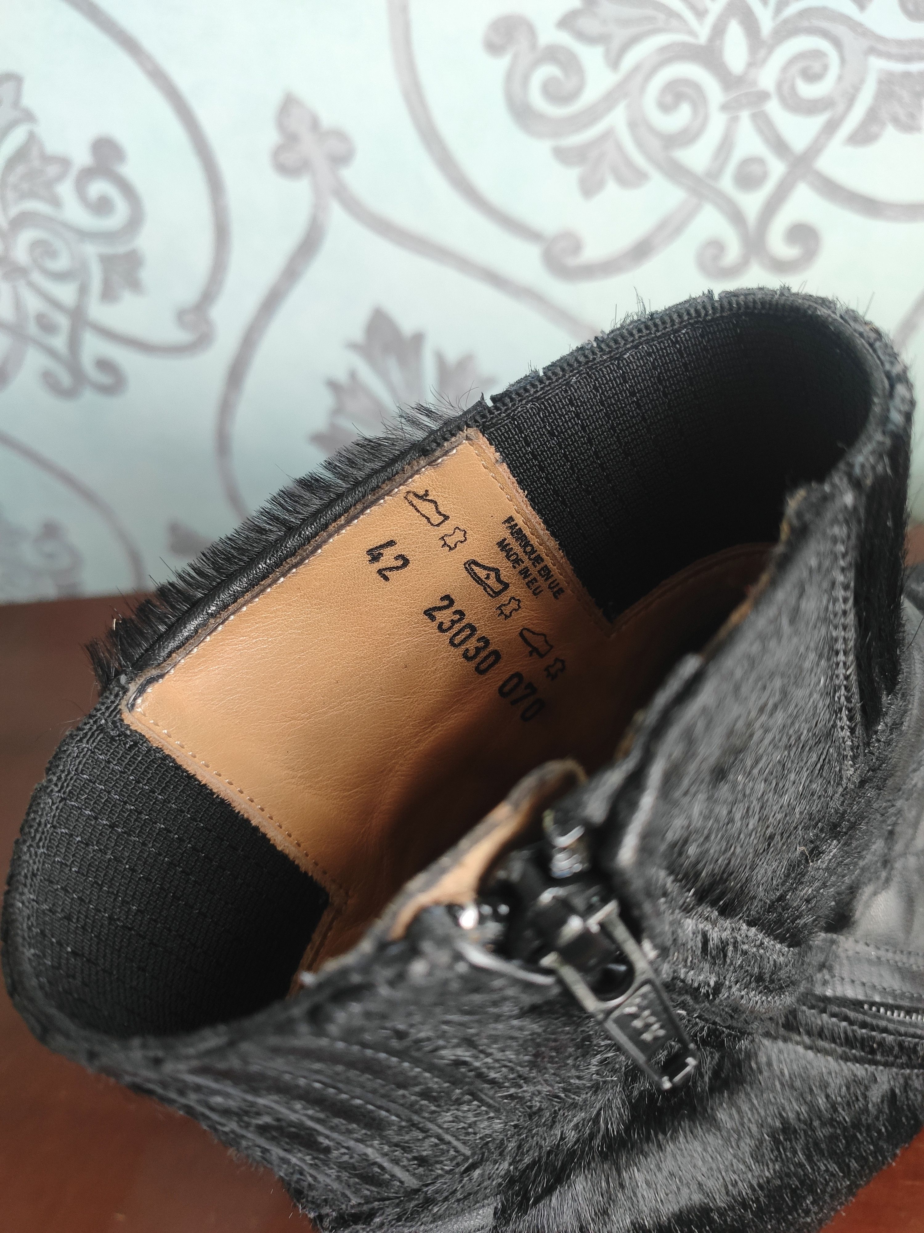 Jean Baptiste Rautureau Horse leather boots.Like Saint Laurent or Celine Size US 9 / EU 42 - 7 Thumbnail