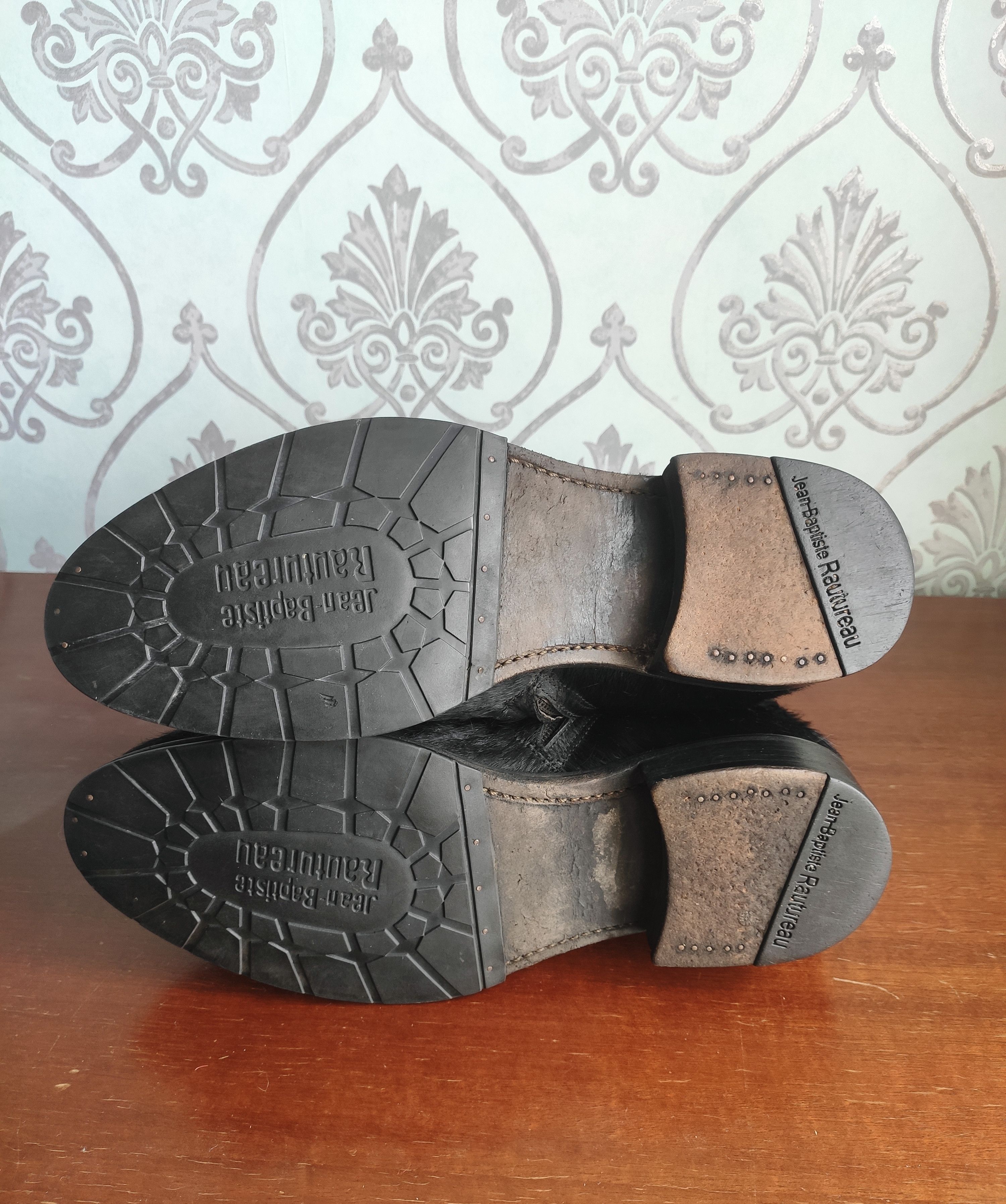 Jean Baptiste Rautureau Horse leather boots.Like Saint Laurent or Celine Size US 9 / EU 42 - 8 Thumbnail