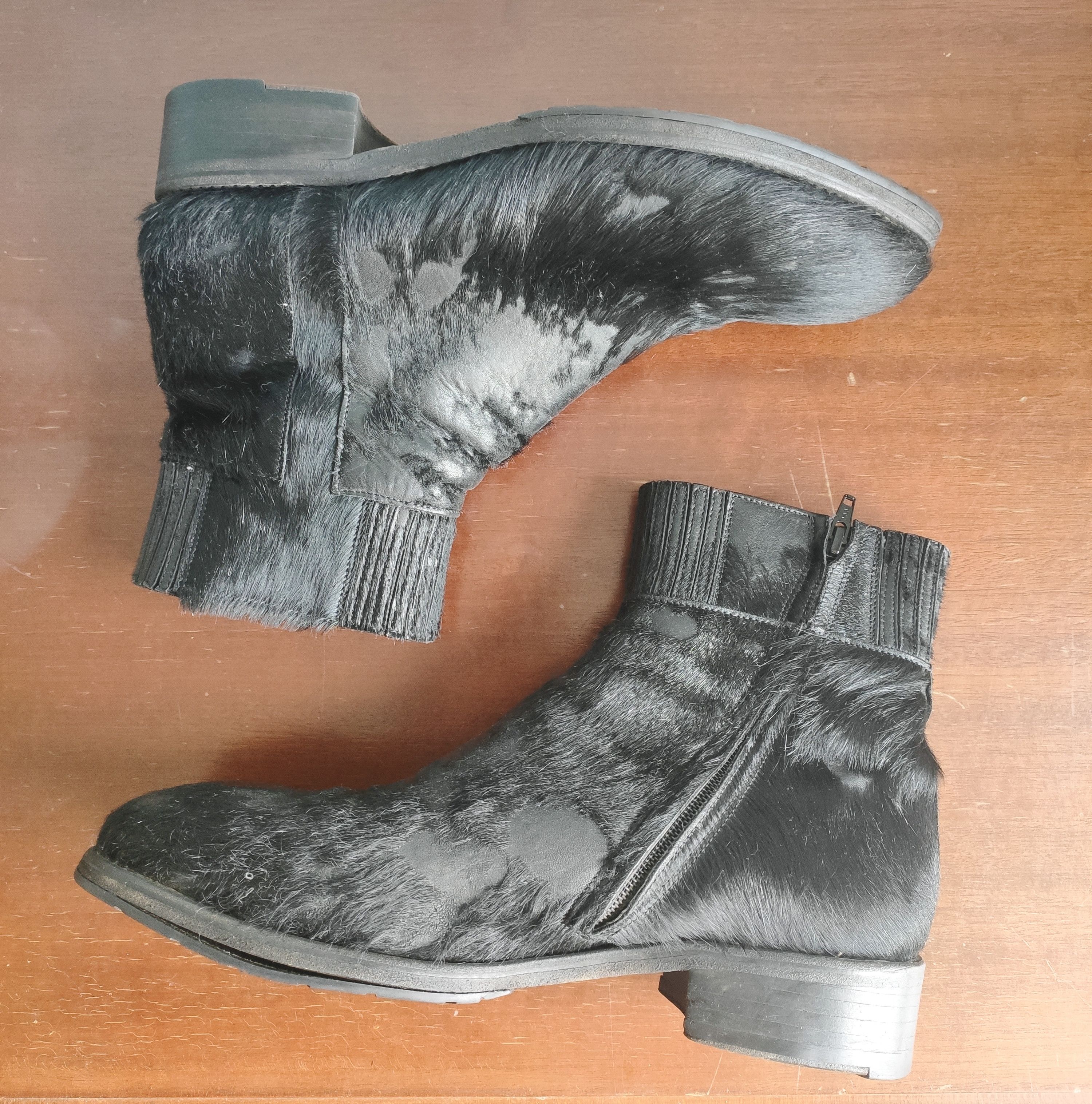 Jean Baptiste Rautureau Horse leather boots.Like Saint Laurent or Celine Size US 9 / EU 42 - 6 Thumbnail